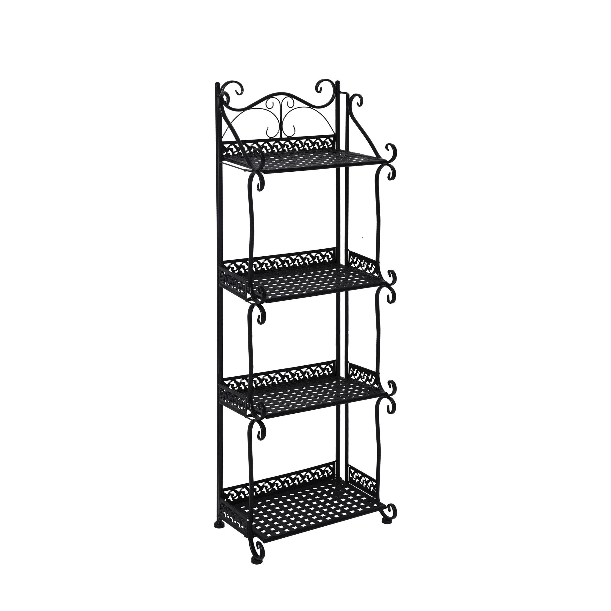 1 Levede 4 Tiers Plant Stand - Black, 1 of 6