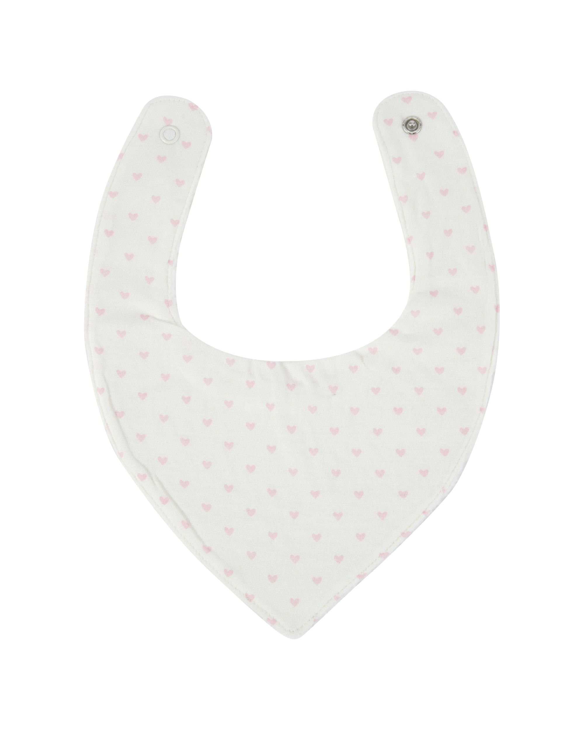 3 3 Pack Bandana Bibs - Hearts, 3 of 5