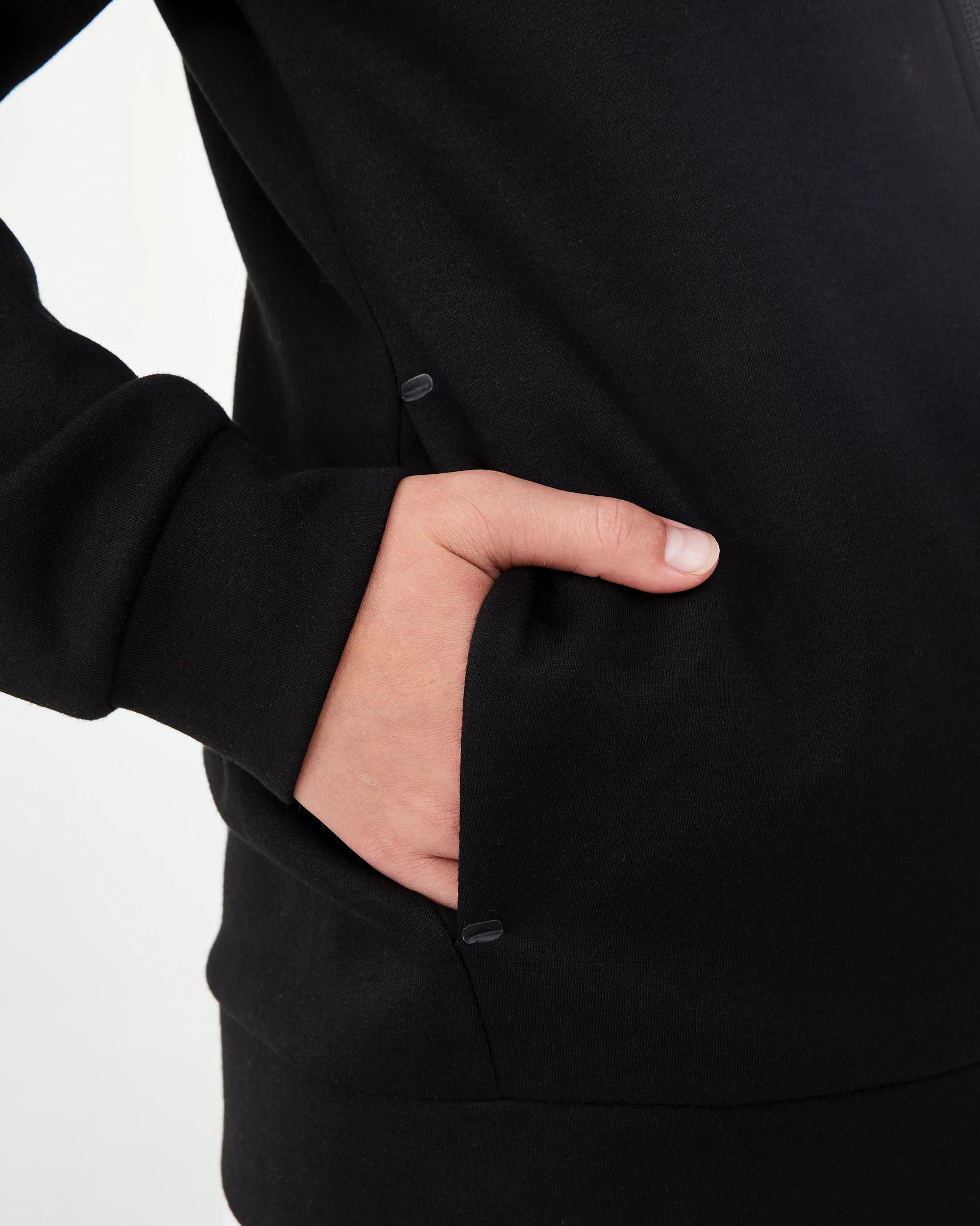 7 Active Kids Zip Through Hoodie Black, 7 of 9