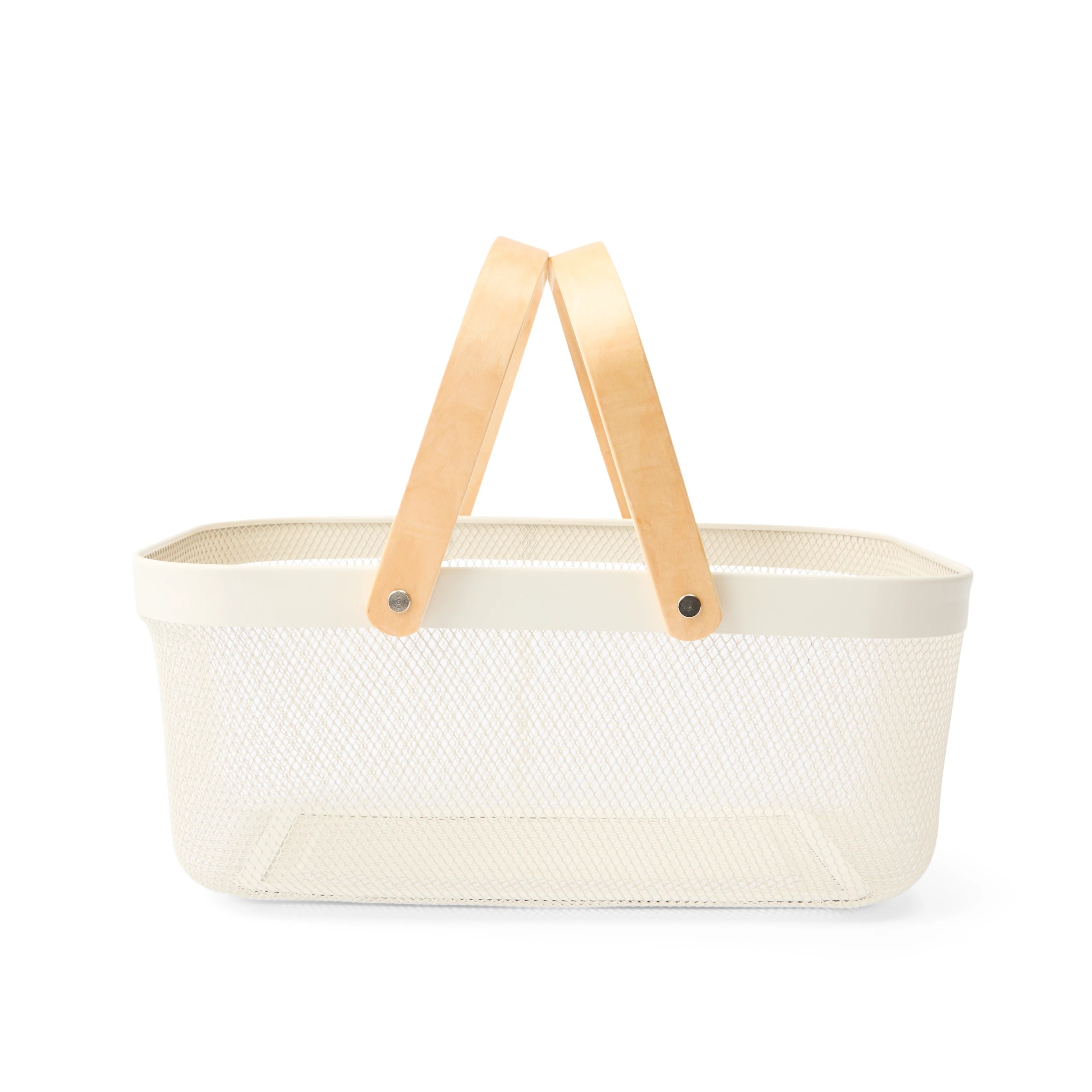1 Mesh Basket - Large, White, 1 of 7