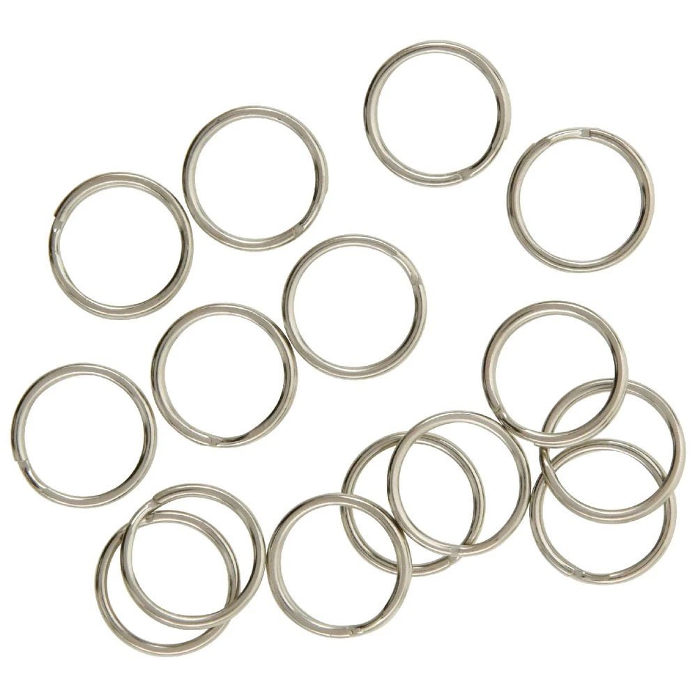 2 Born Split Rings 16mm Silver 15 Pack, 2 of 2