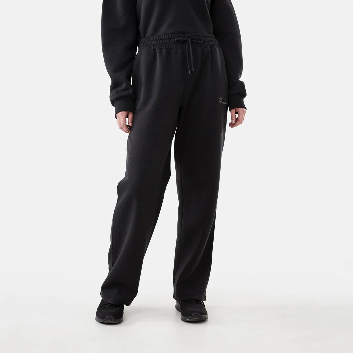 1 Everlast Womens Straight Leg Trackpants Vint Black, 1 of 7
