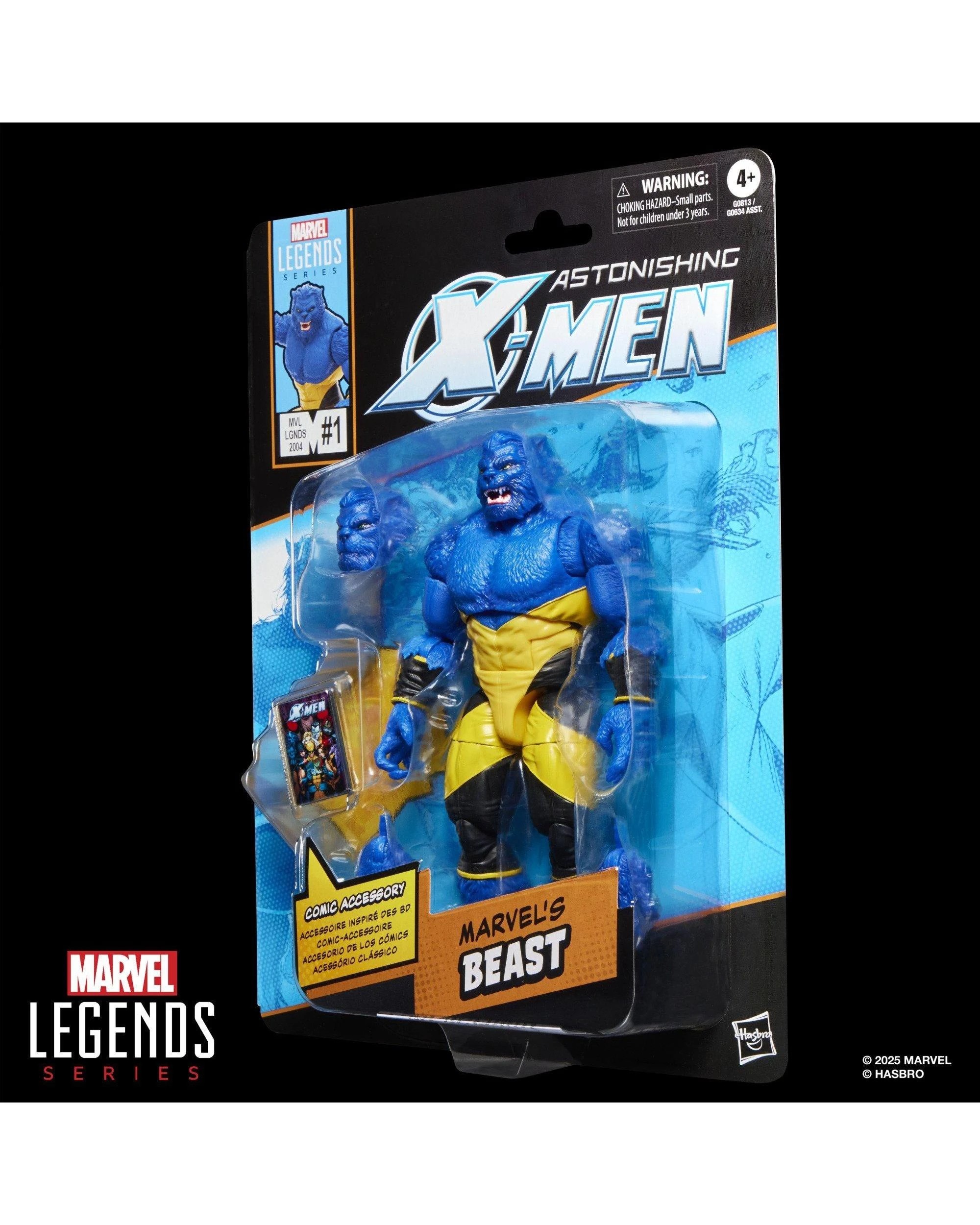 3 Marvel Legends Series Astonishing X-Men Marvel's Beast Action Figure, 3 of 10