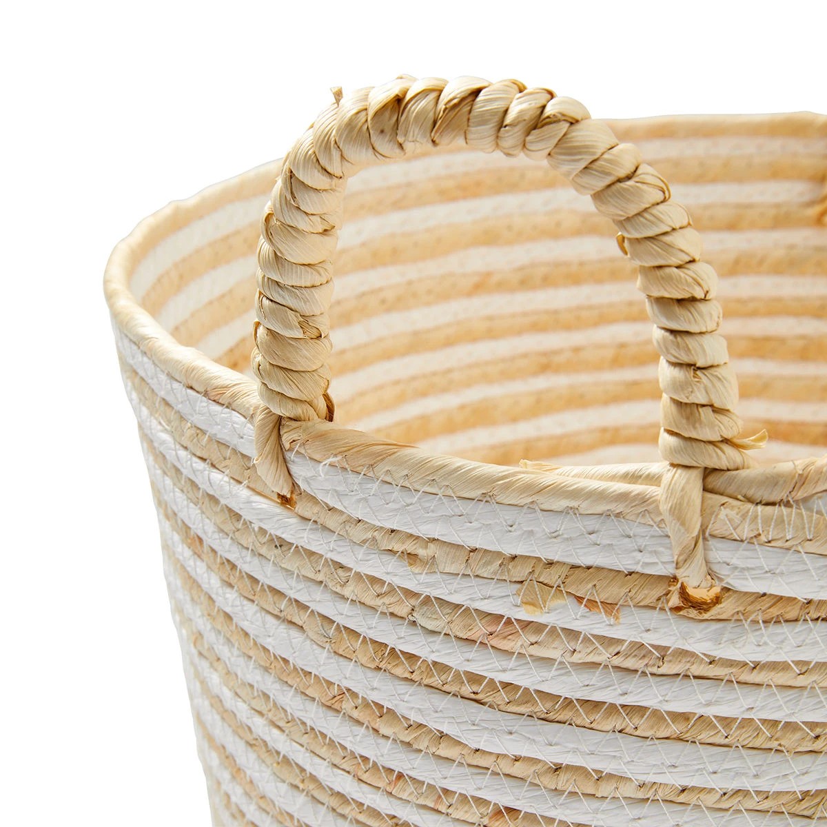 8 Stripe Basket - Natural, 8 of 9