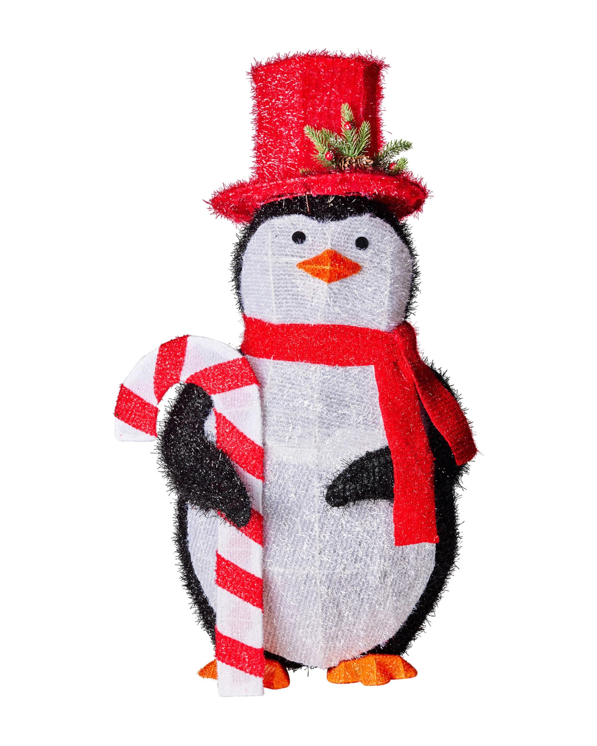 2 Christabelle 80cm Christmas Penguin Display with LED Lights Indoor Outdoor Decoration, 2 of 5