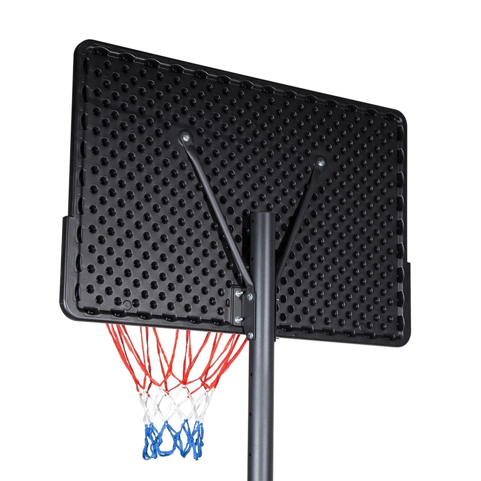 4 Genki Portable Basketball Hoop Stand 1.5-3.05m Adjustable Height System with Backboard Net, 4 of 7