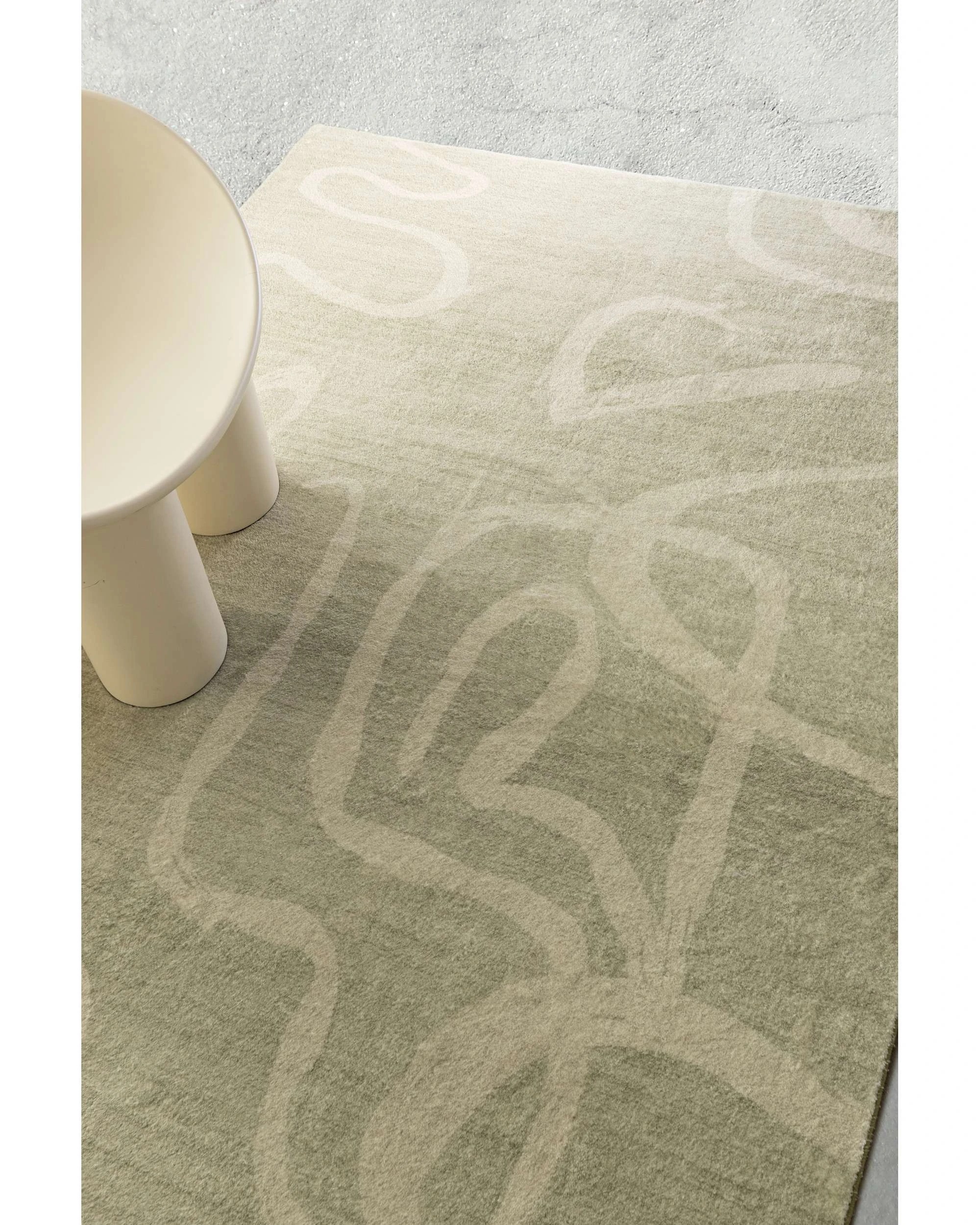 3 Loopsie Nepou  Washable Rug - Green, 3 of 8