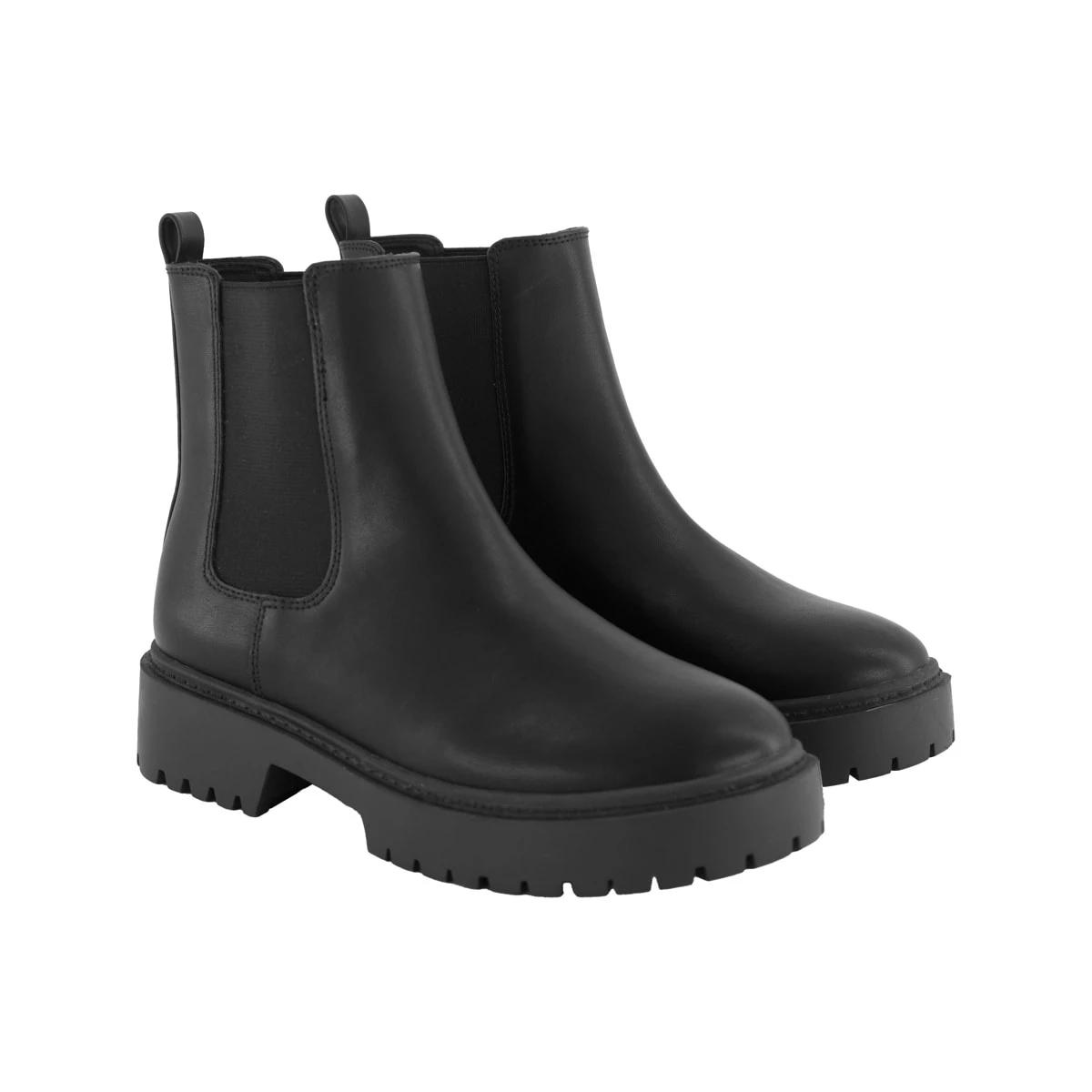 4 Ribbed Gusset Chelsea Boots Black, 4 of 4