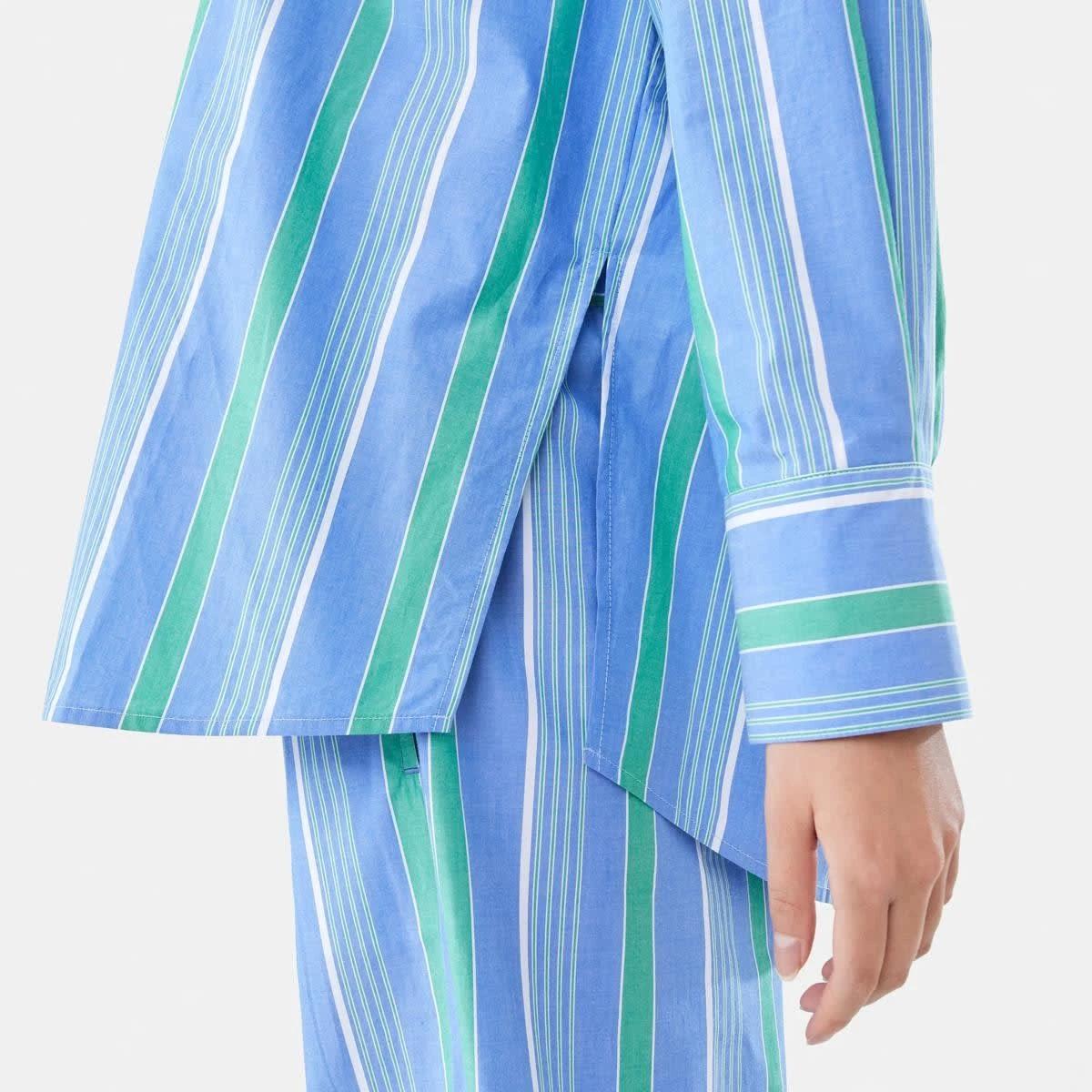 7 Long Sleeve Resort Shirt POP STRIPE BLUE MARINE, 7 of 9