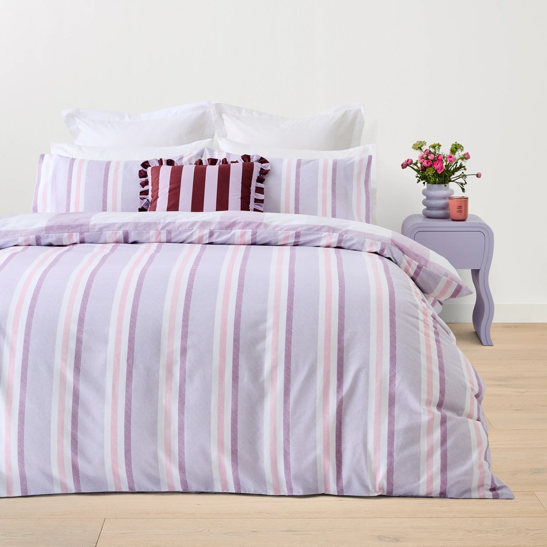 2 Dayna Cotton Rich Reversible Quilt Cover Set - Queen Bed, 2 of 7