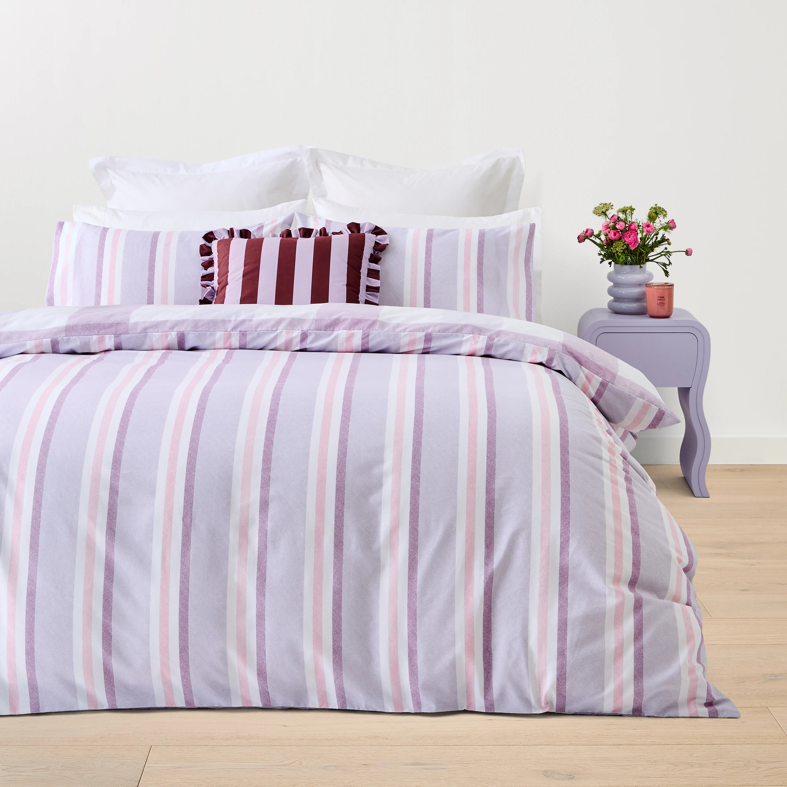2 Dayna Cotton Rich Reversible Quilt Cover Set - Queen Bed, 2 of 7