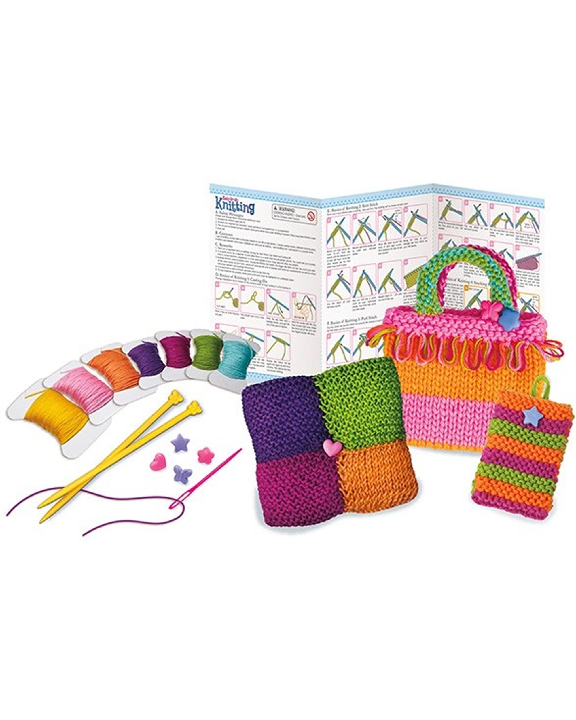 2 4M Easy to Do Knitting Art Craft Kids Children Fun Activity DIY Project Kit, 2 of 3