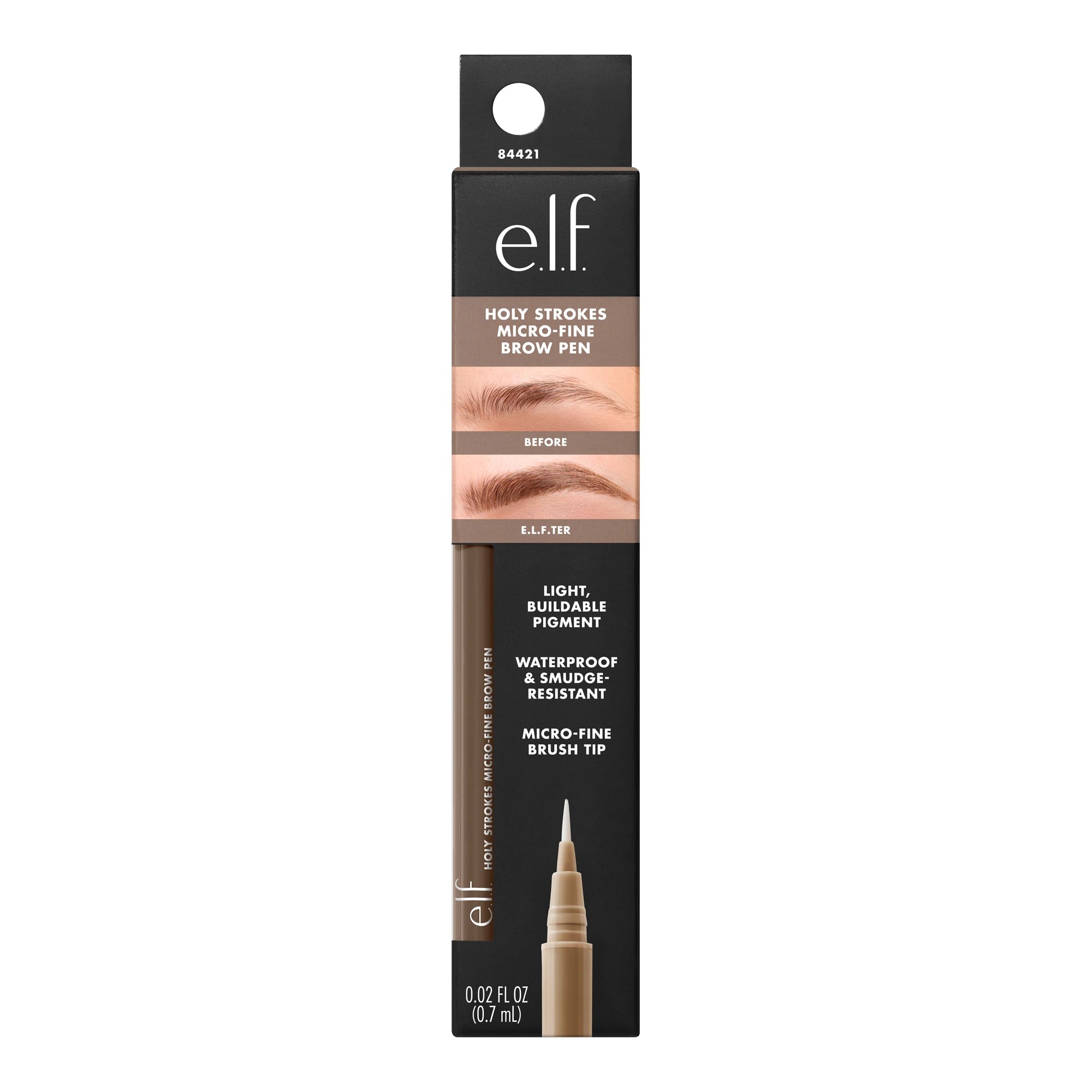 1 e.l.f. Holy Strokes Micro-Fine Brow Pen - Taupe, 1 of 6