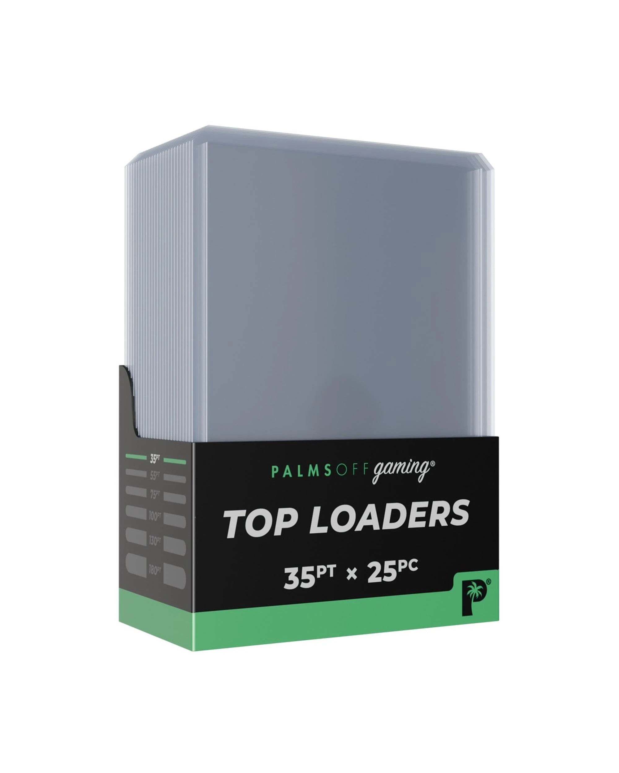 1 Palms Off Gaming 35pt Top Loaders - 25pc - Clear, 1 of 2