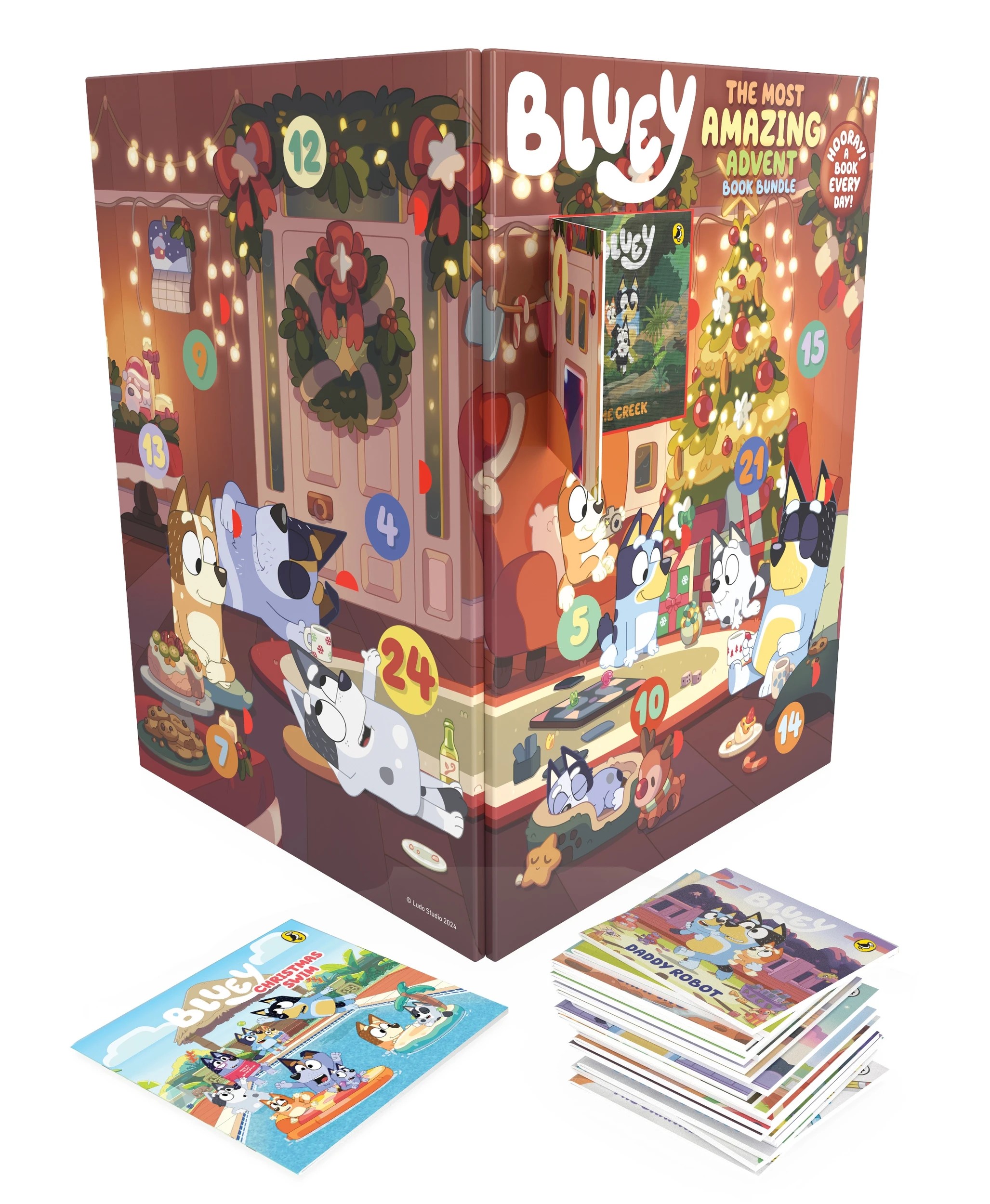 1 Bluey The Most Amazing Advent Book Bundle