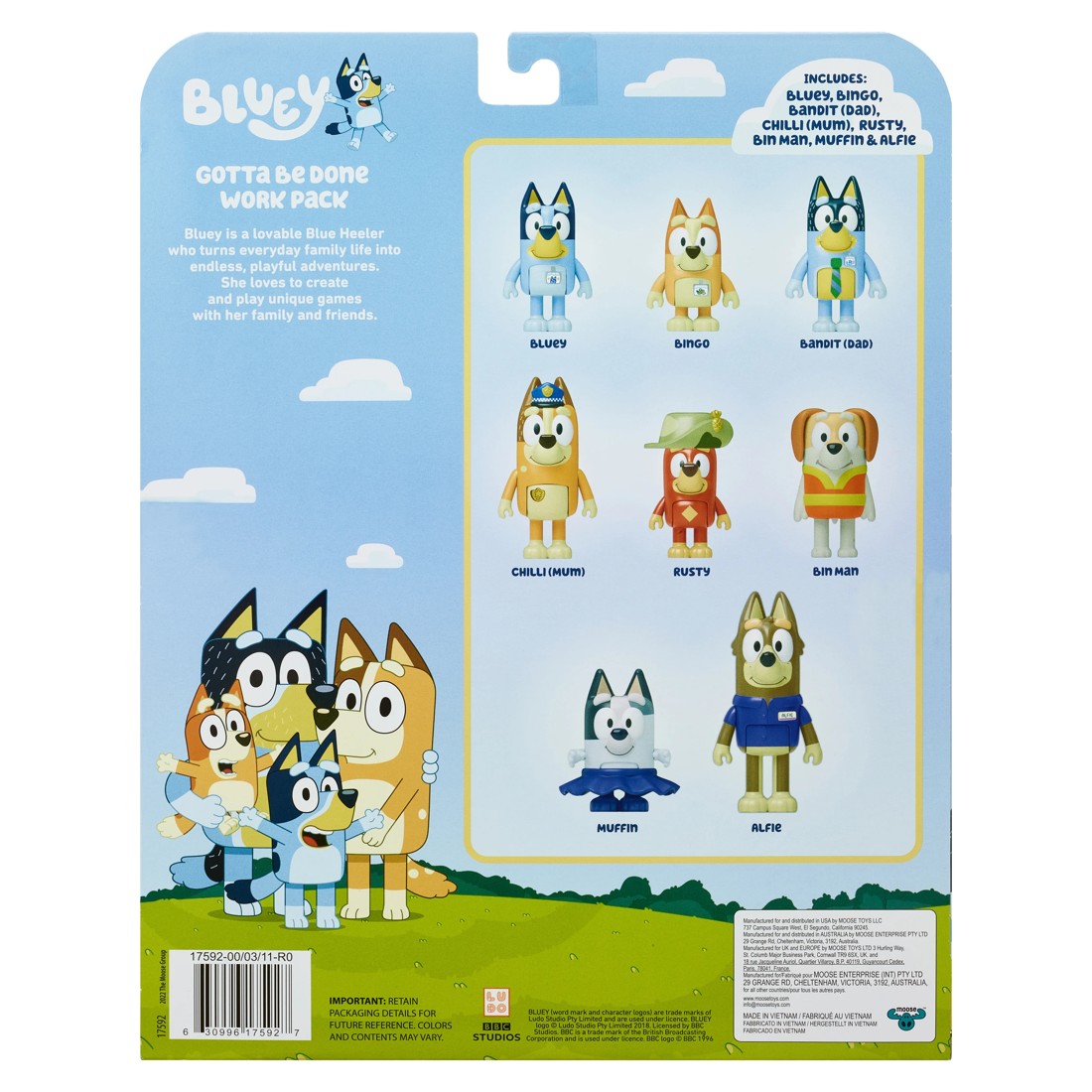 6 Bluey Series 9 Gotta Be Done Work Exclusive Pack, 6 of 6