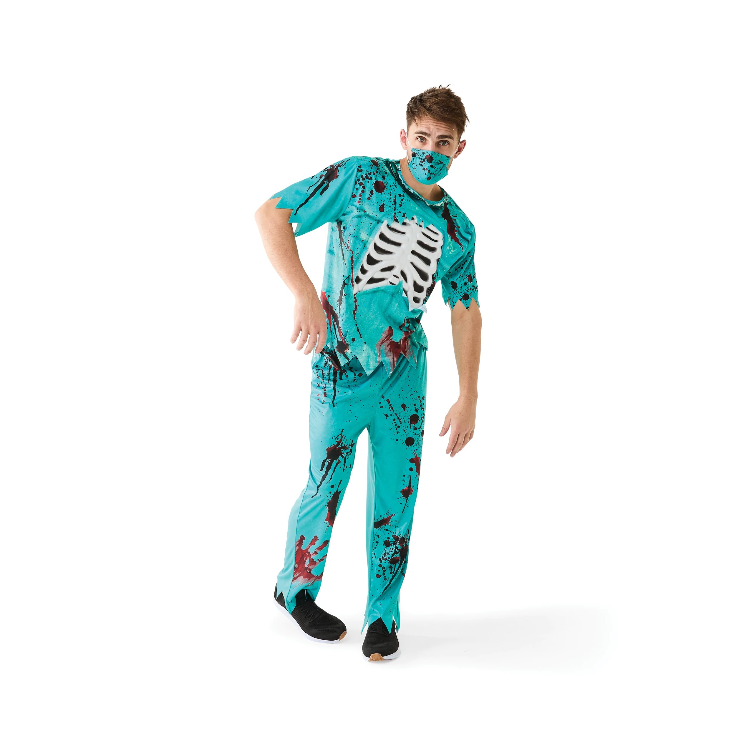2 3 Piece Zombie Surgeon Costume - Adult, 2 of 10