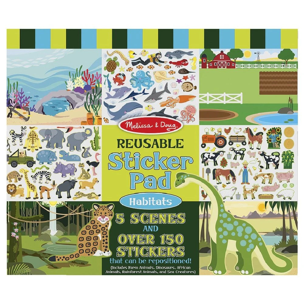 2 Melissa & Doug Reusable Sticker Book Habitats, 2 of 3