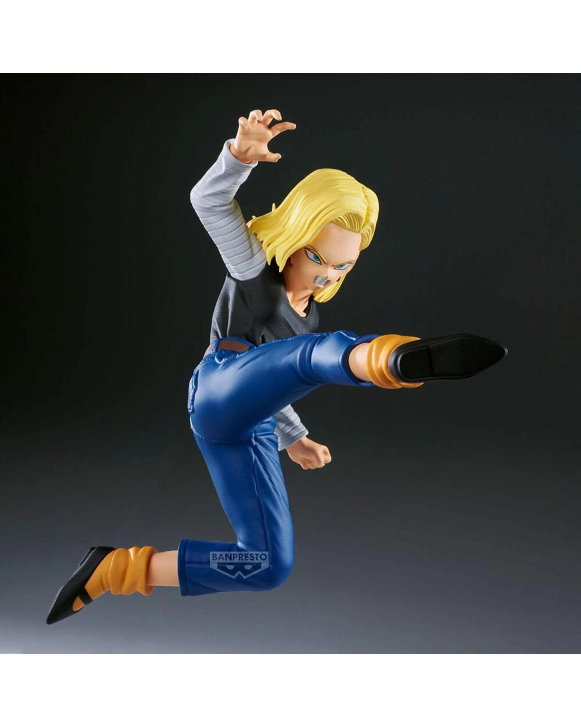 4 Banpresto Match Makers Dragon Ball Z Android 18 and Mr Satan - vs Mighty Mask -  Figure, 4 of 8