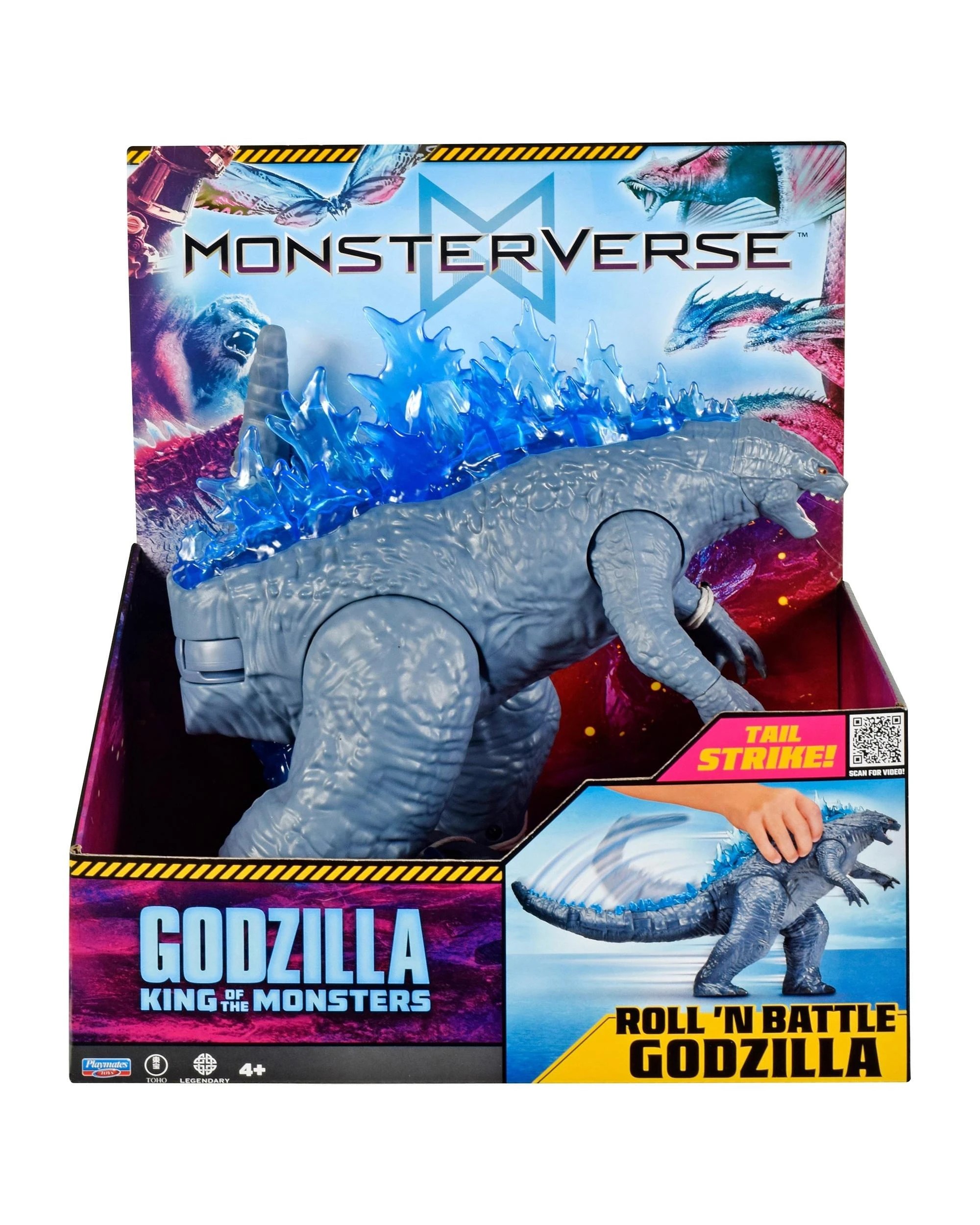 1 MonsterVerse Godzilla King of the Monsters Roll 'N Battle Godzilla 11 inch Giant Figure, 1 of 8