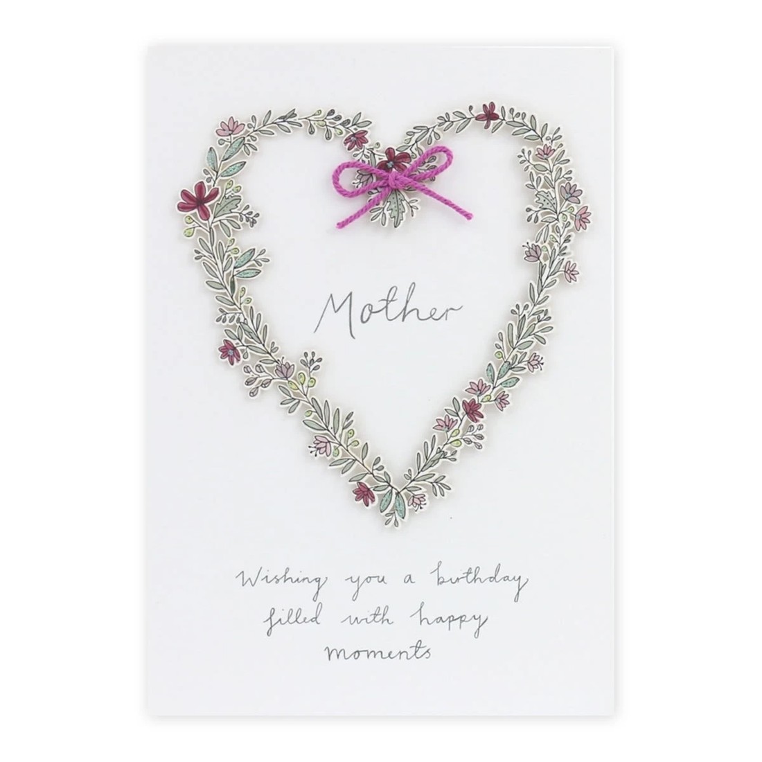 3 Connections from Hallmark Birthday Card For Mother - Floral Wreath, 3 of 3