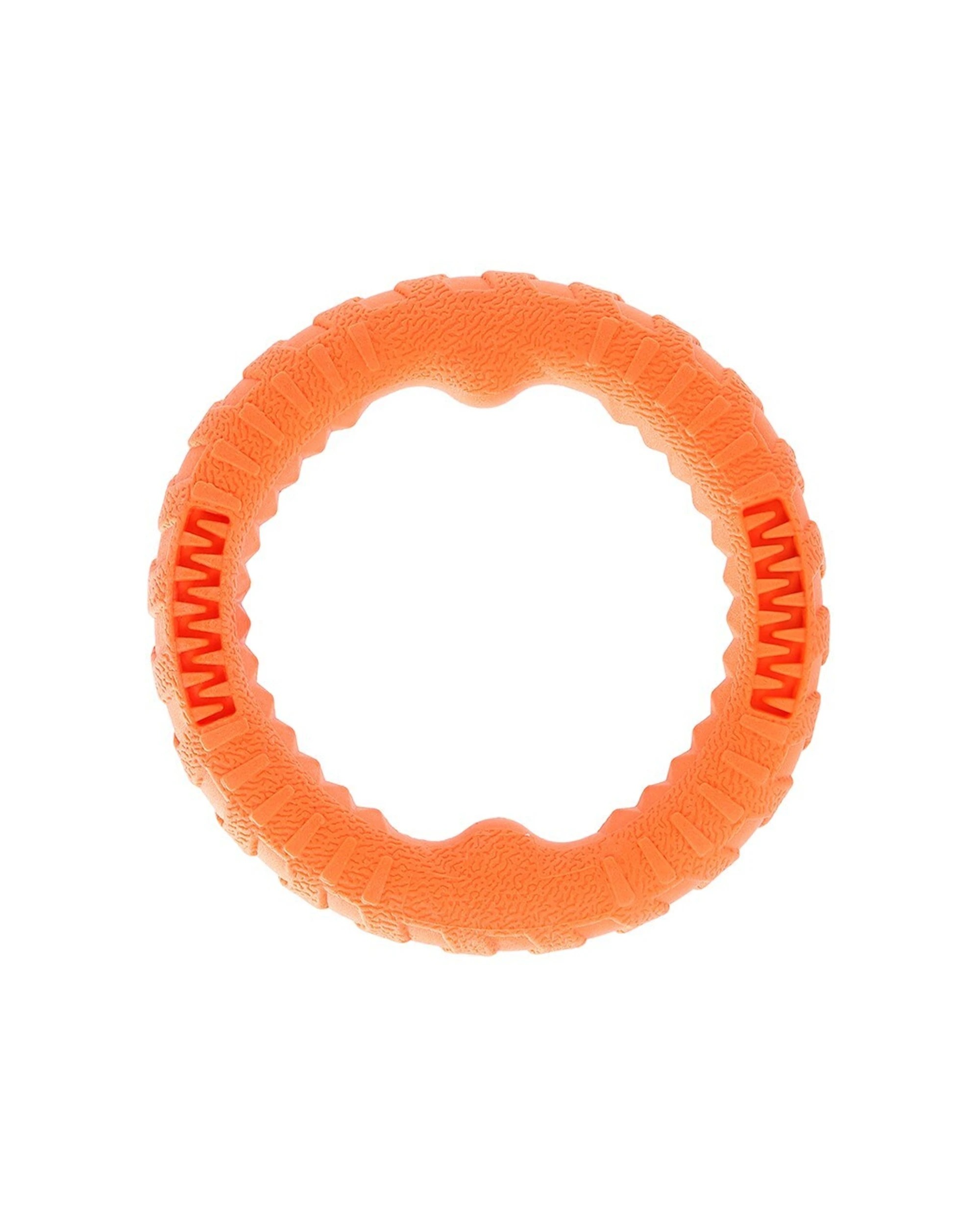 1 Paws And Claws 24cm Orange Fetch N Play Tugger Ring Dog Toy Floating Treat Dispenser Ring Large Orange Lg
 - Orange, 1 of 4