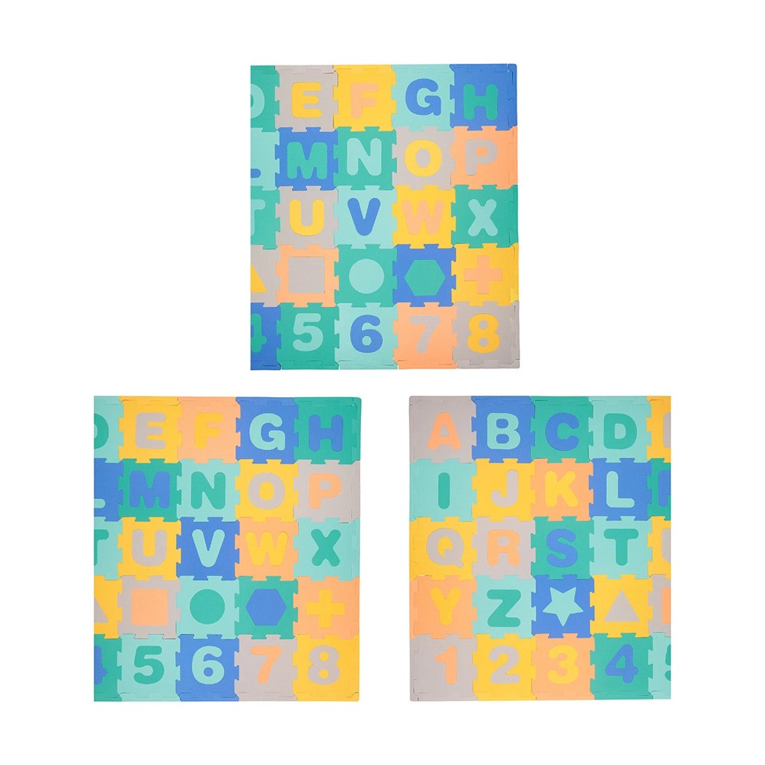 9 Letters, Shapes & Numbers Foam Playmat, 9 of 10