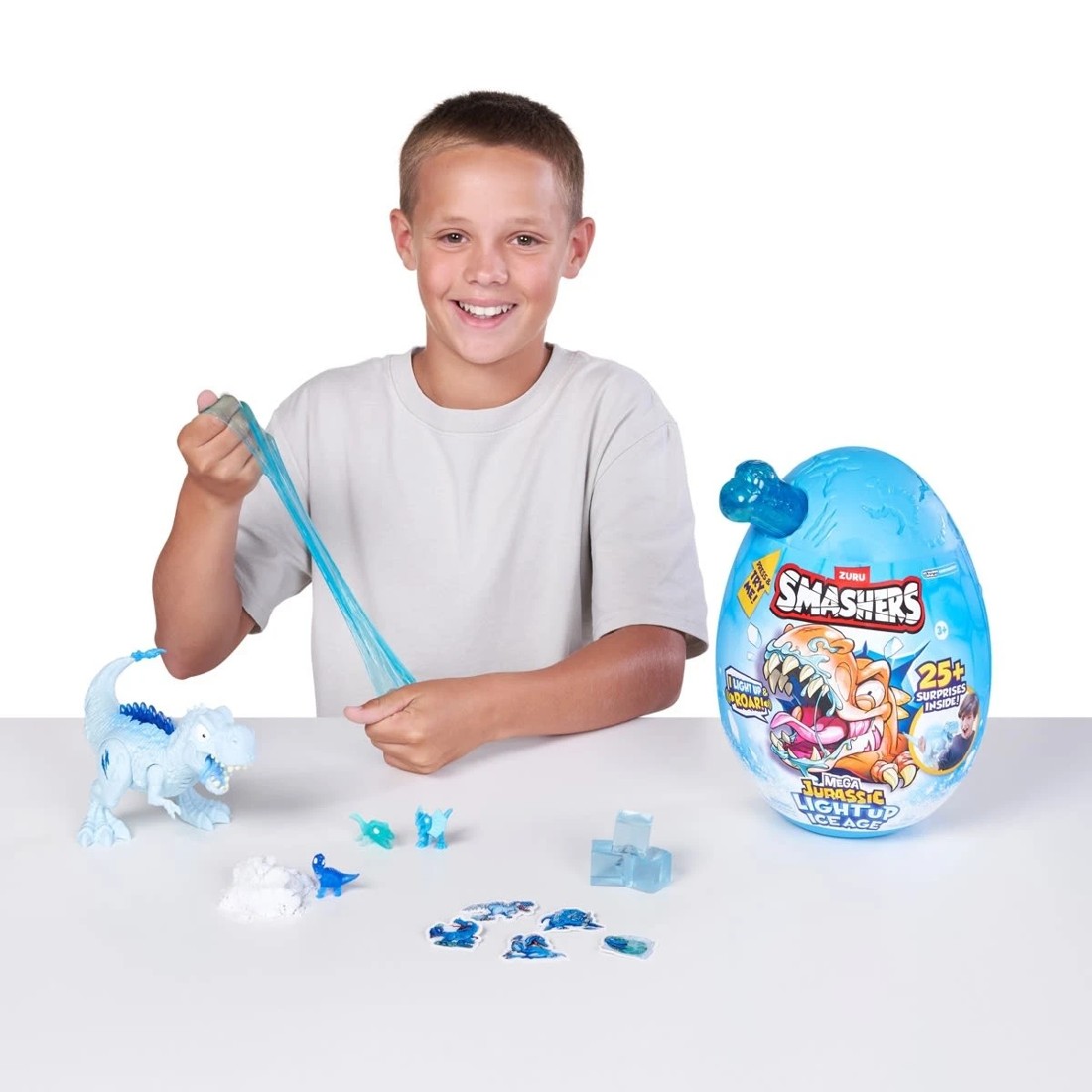 5 Zuru Smashers Mega Jurassic Light Up Ice Age Egg - Assorted, 5 of 8