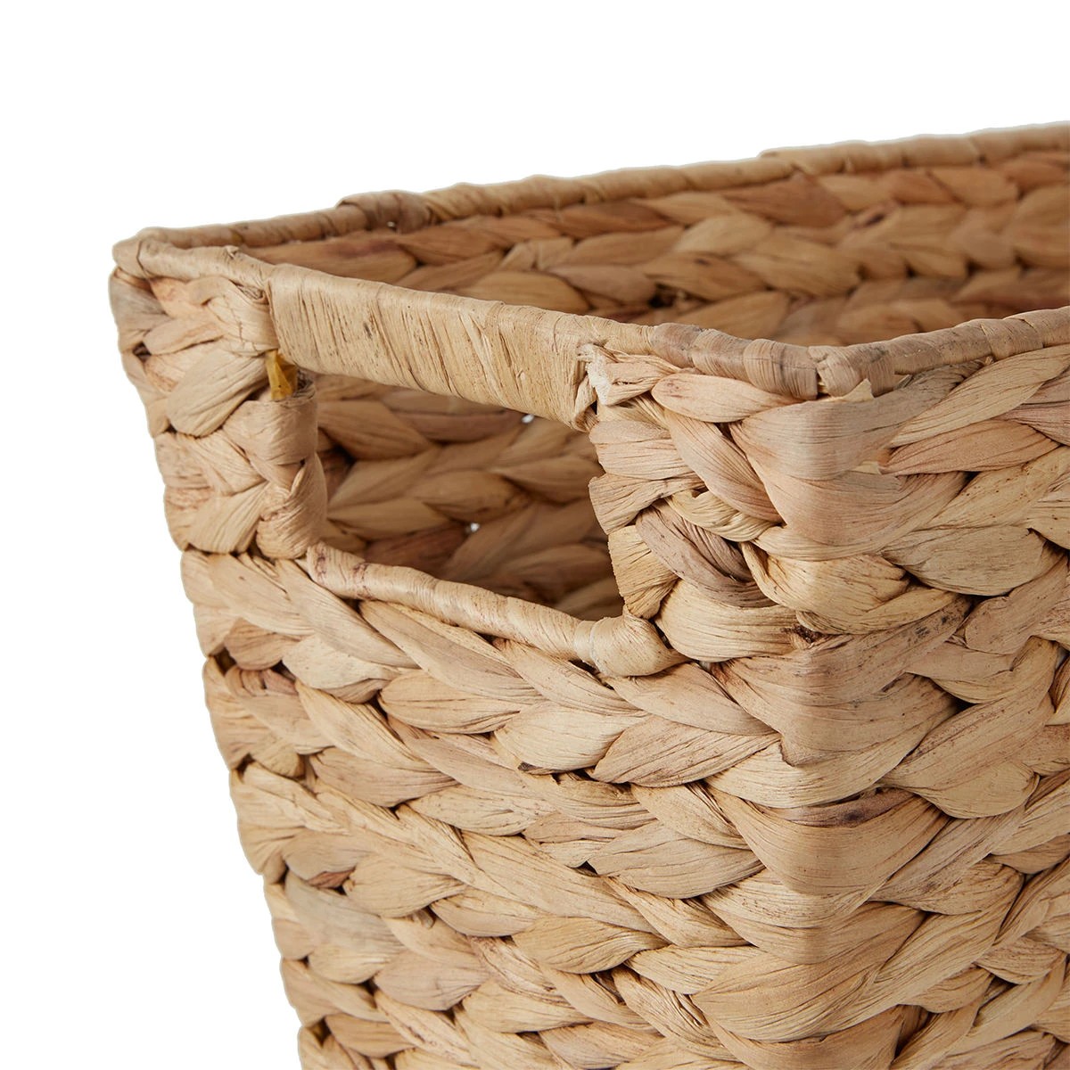 6 Rectangle Narrow Basket with Handles - Brown, 6 of 6
