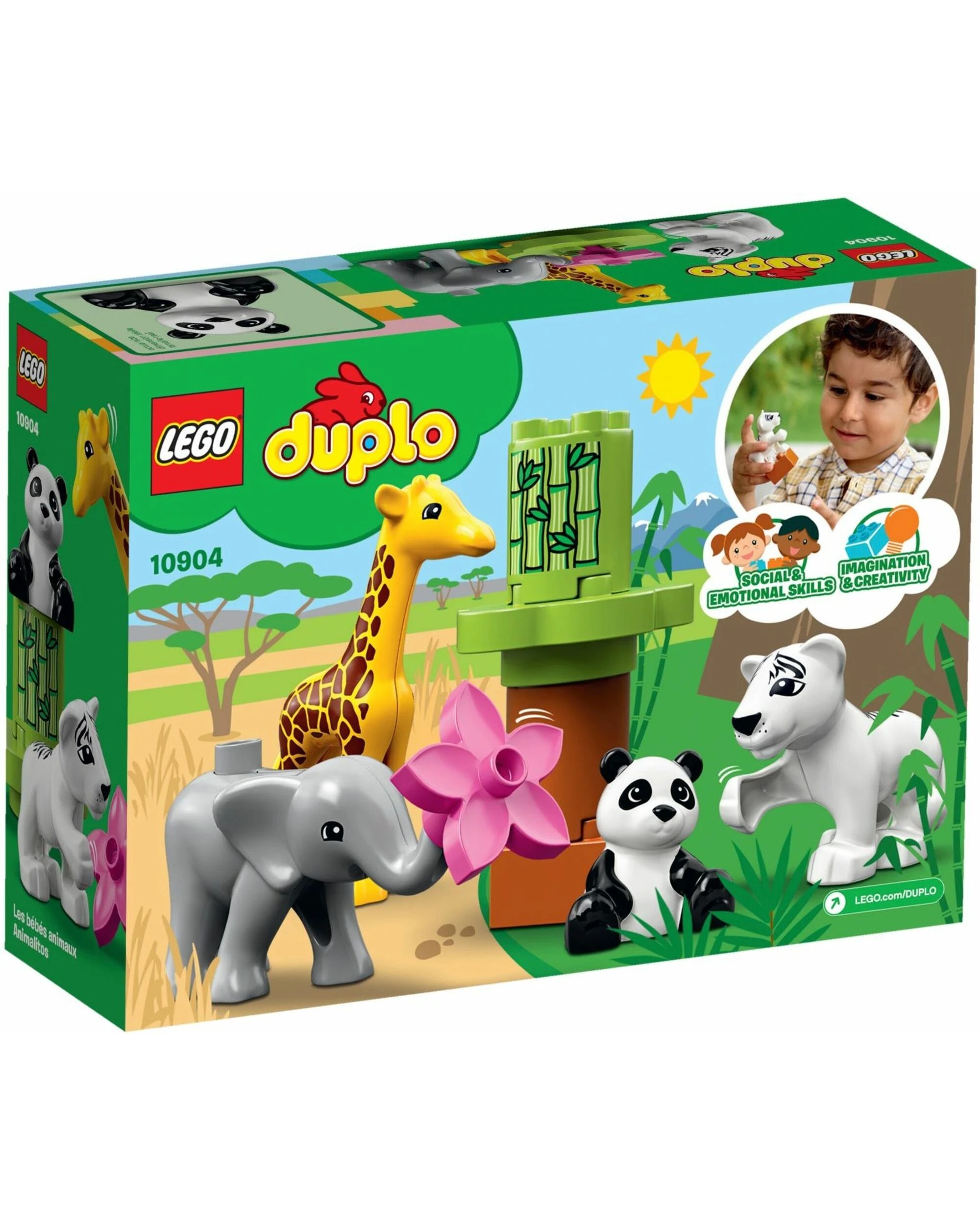 4 LEGO 10904 Baby Animals: Panda, Tiger, Giraffe & Elephant Set, 4 of 4