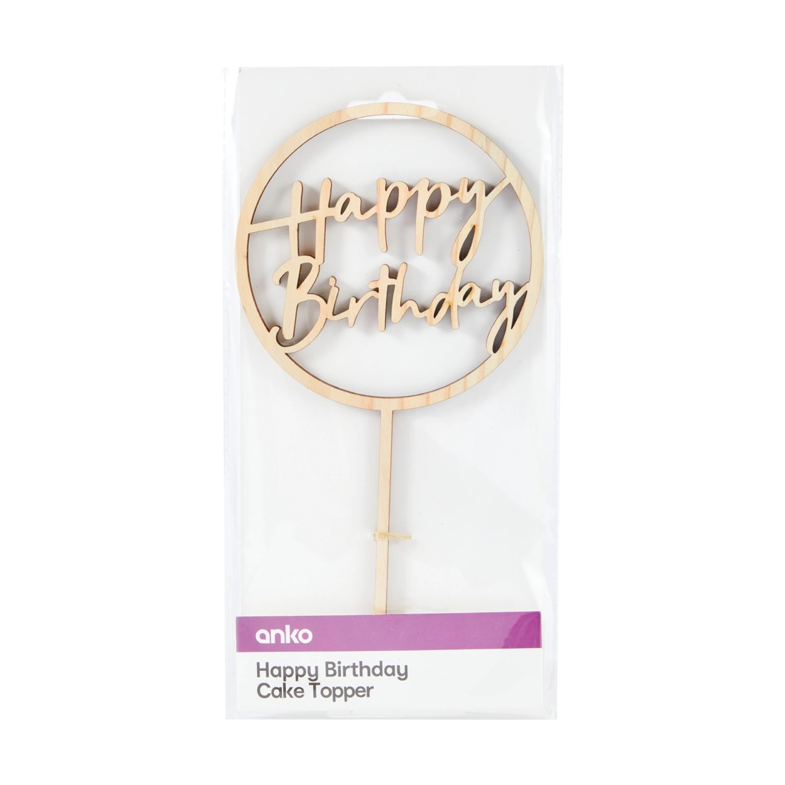 3 Happy Birthday Cake Topper, 3 of 3