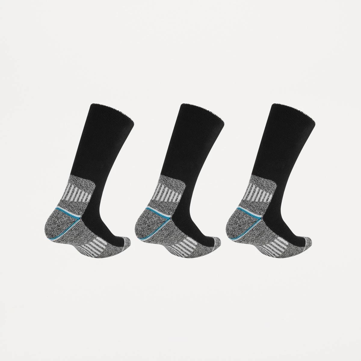 2 3 Pack Extreme Adventure Socks BLACK CHARCOAL NAVY, 2 of 3