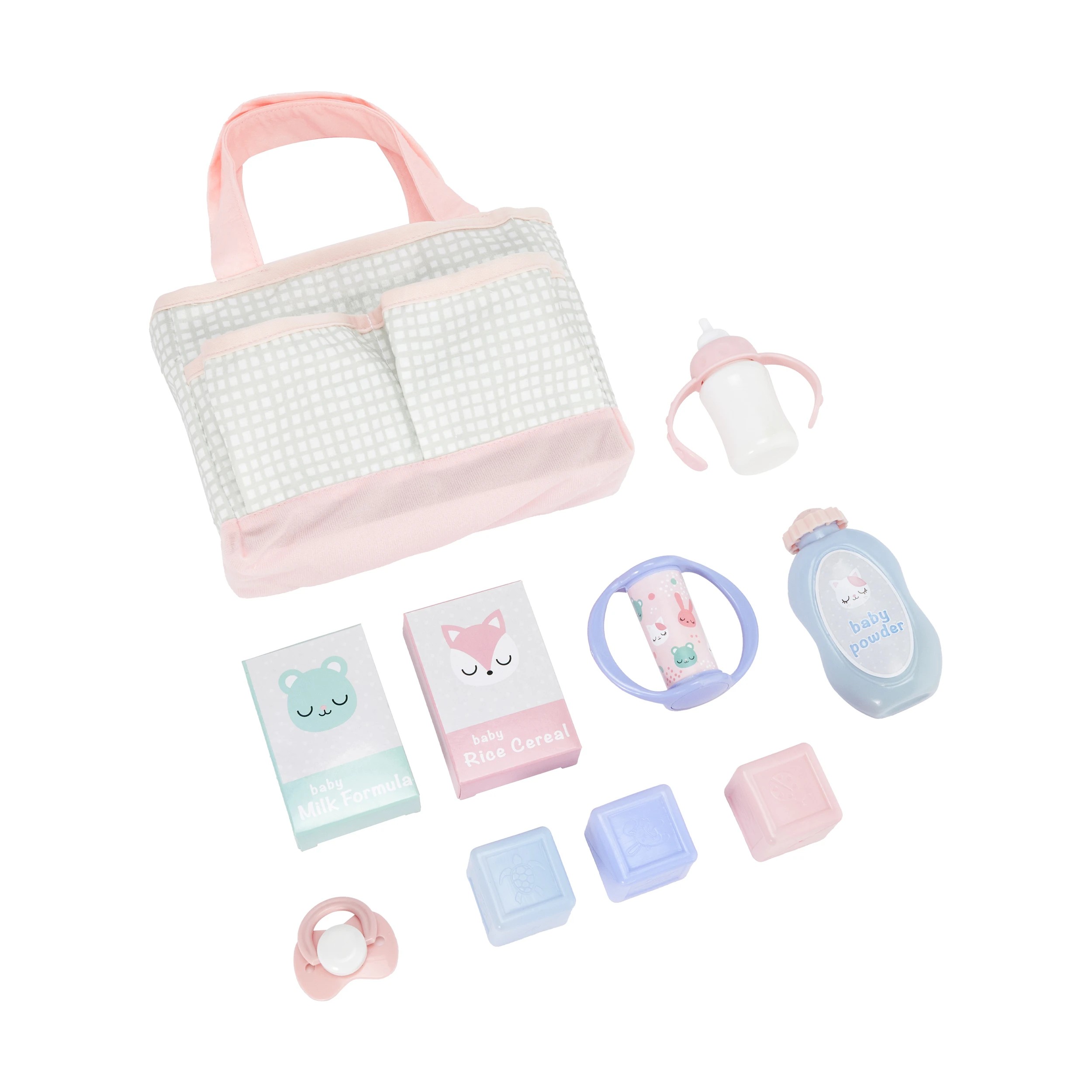 1 11 Piece Doll with Accessories Set, 1 of 10