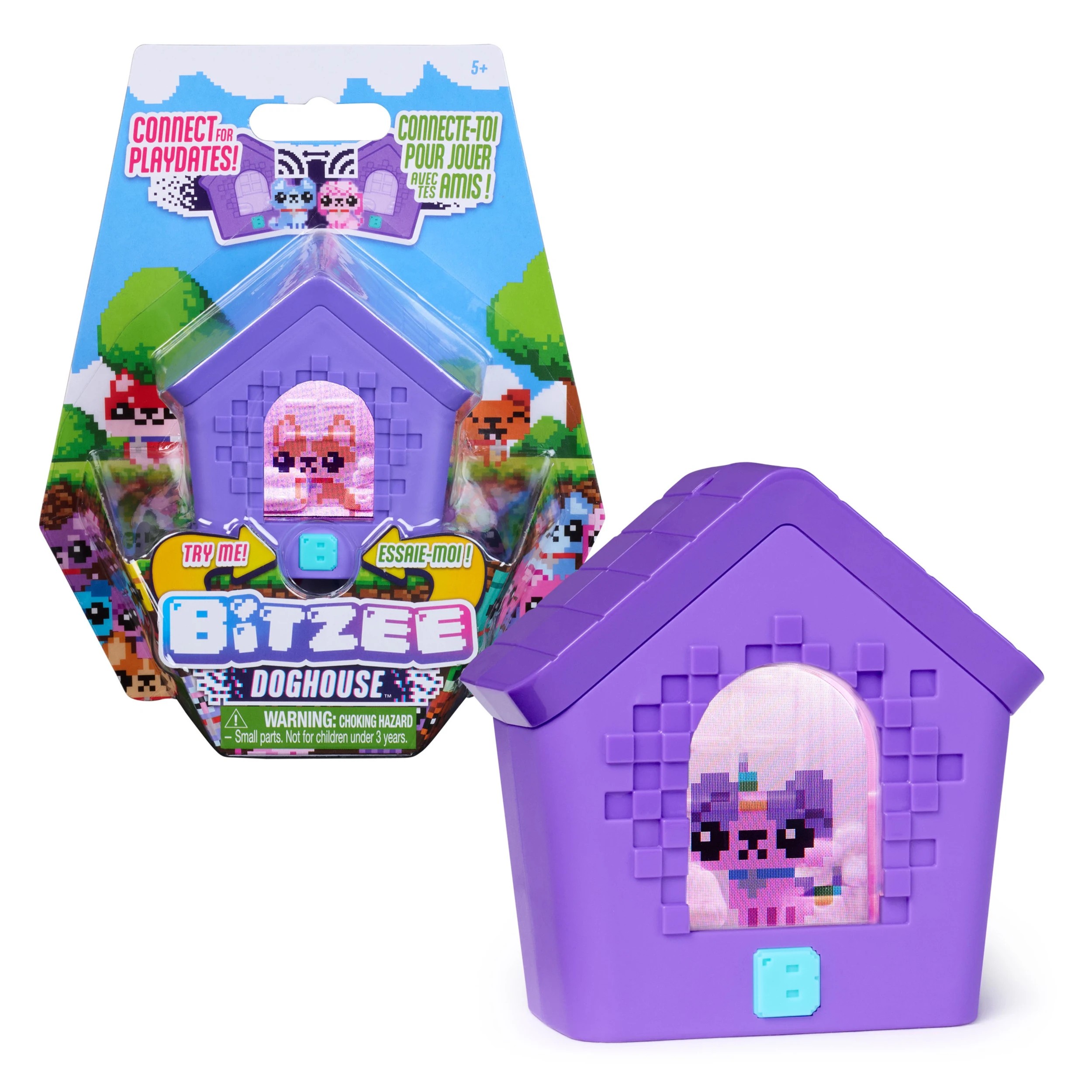 1 Bitzee Doghouse - Purple, 1 of 8