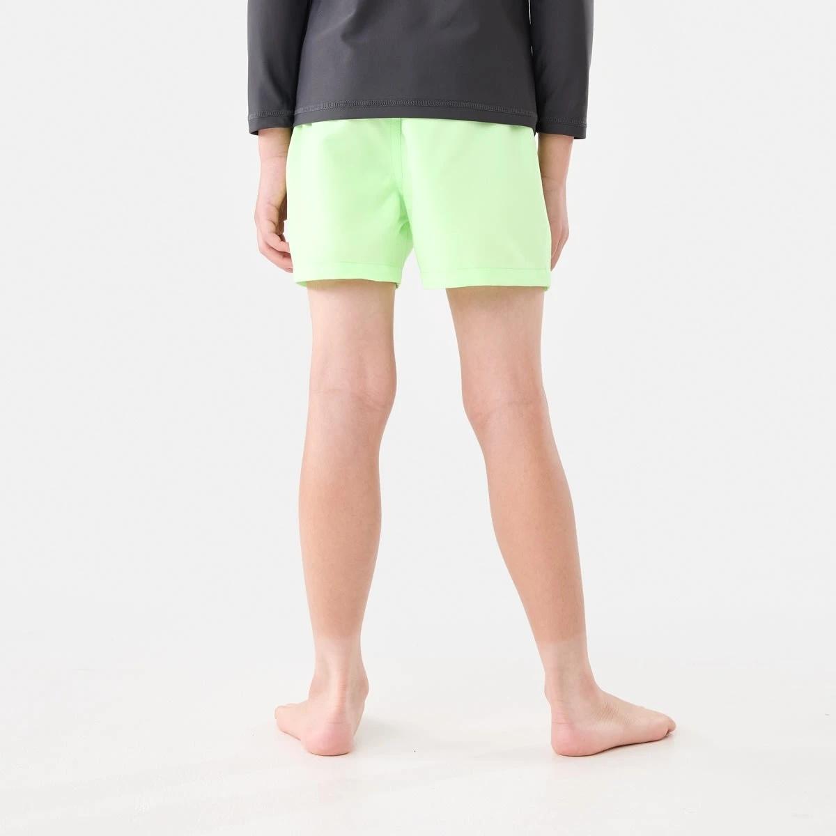 2 Plain Boardshorts FLURO LIME, 2 of 5