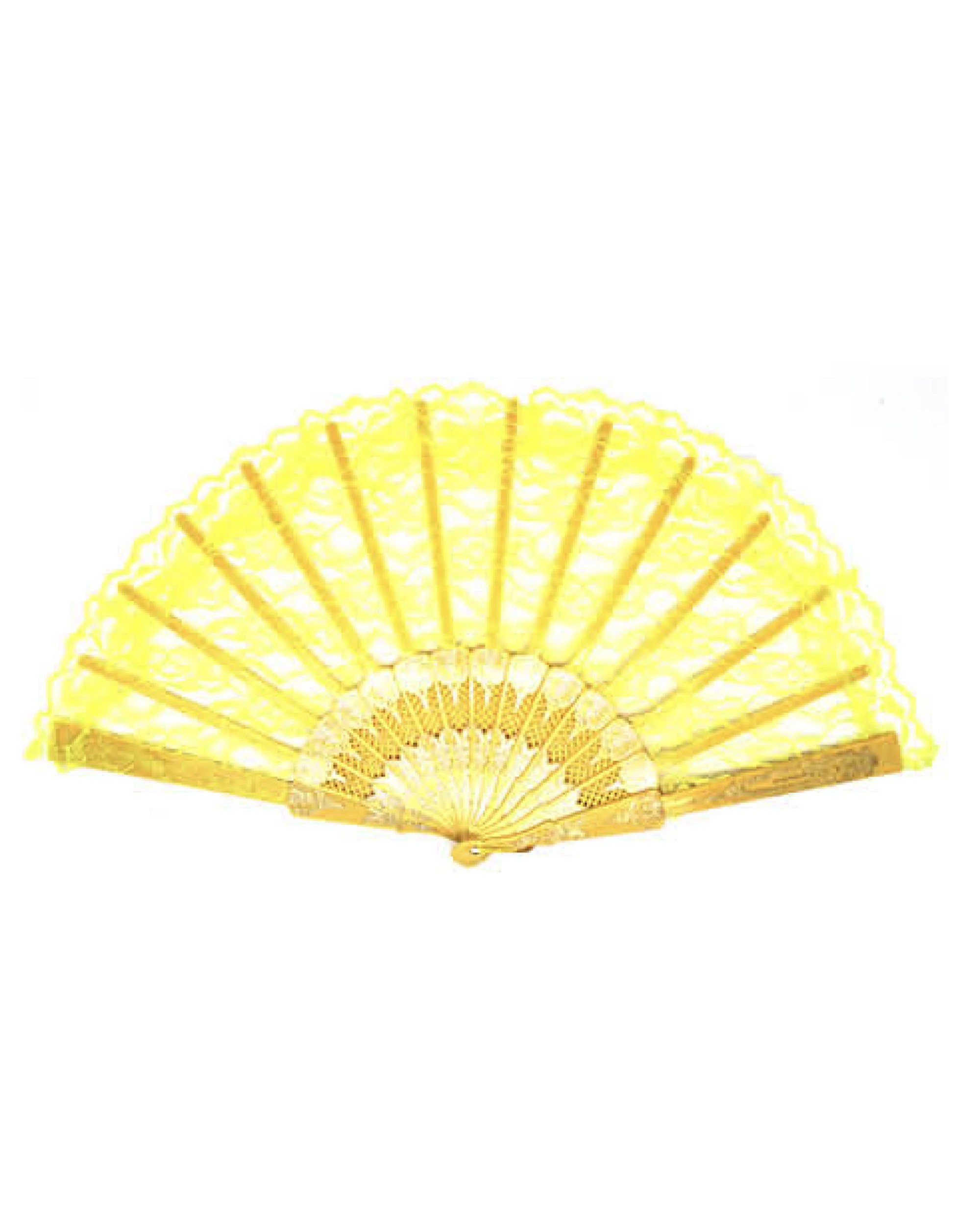 1 BR Costumes Hand Folding Lace Fan for Weddings and Parties, 1 of 2