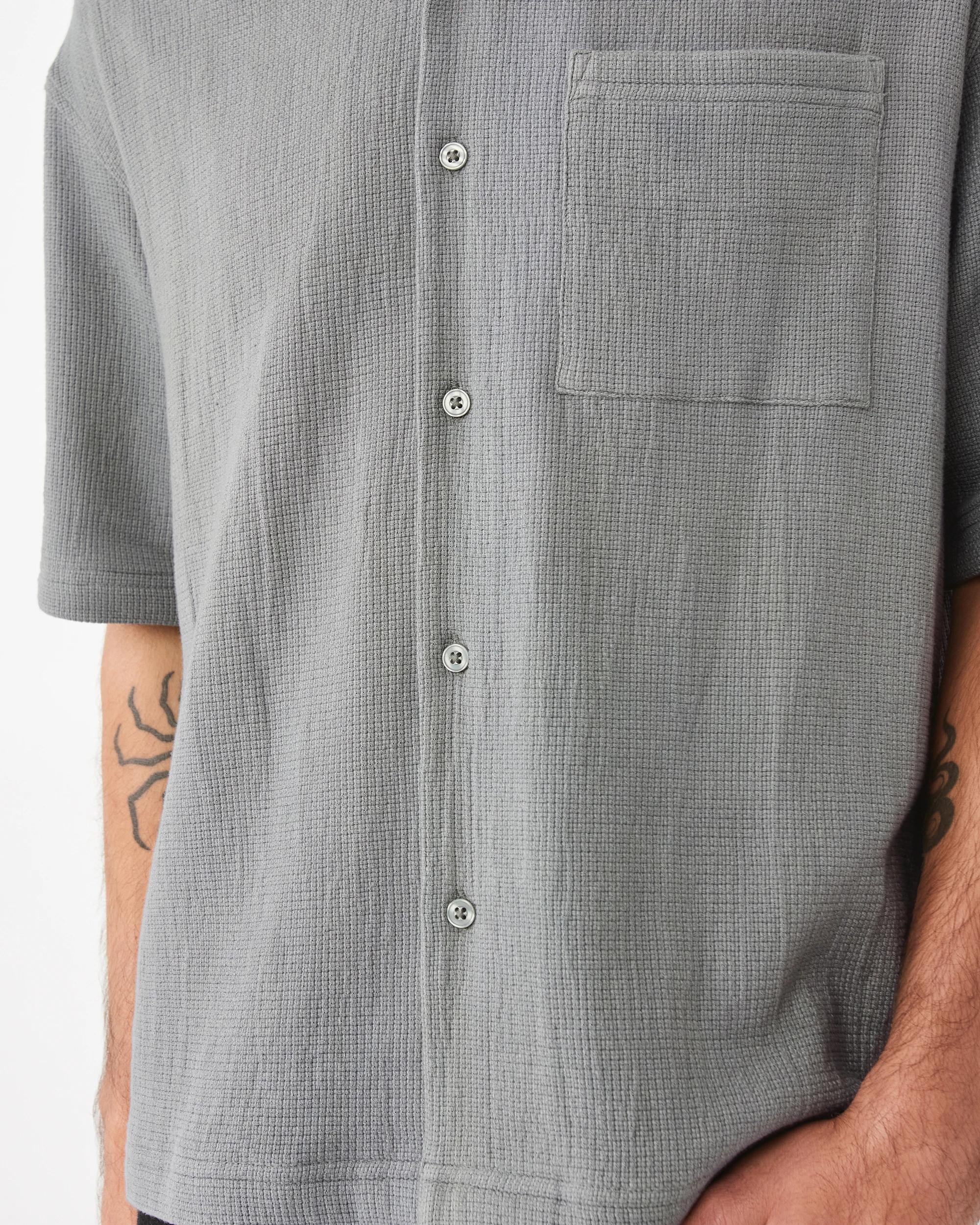 8 Short Sleeve Boxy Shirt Grn Moss, 8 of 8