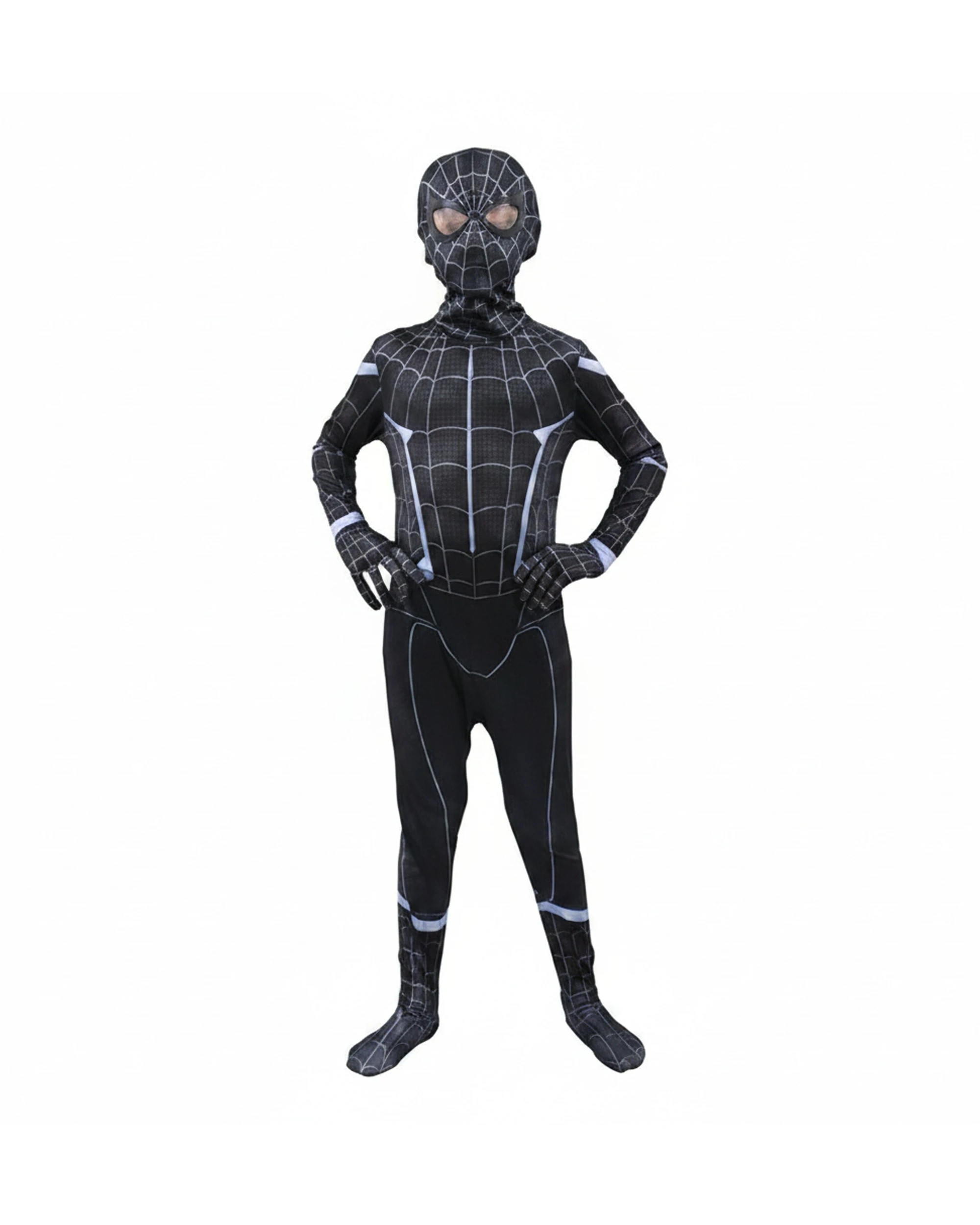 1 Oceana Kids Costume Dark Web Pattern Set XX Large 152x64cm - Black, 1 of 1