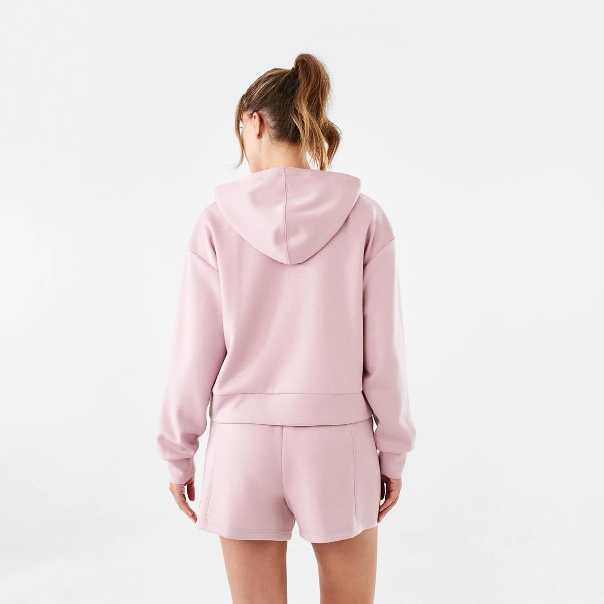 3 Everlast Womens Scuba Hoodie Dusty Pink, 3 of 7
