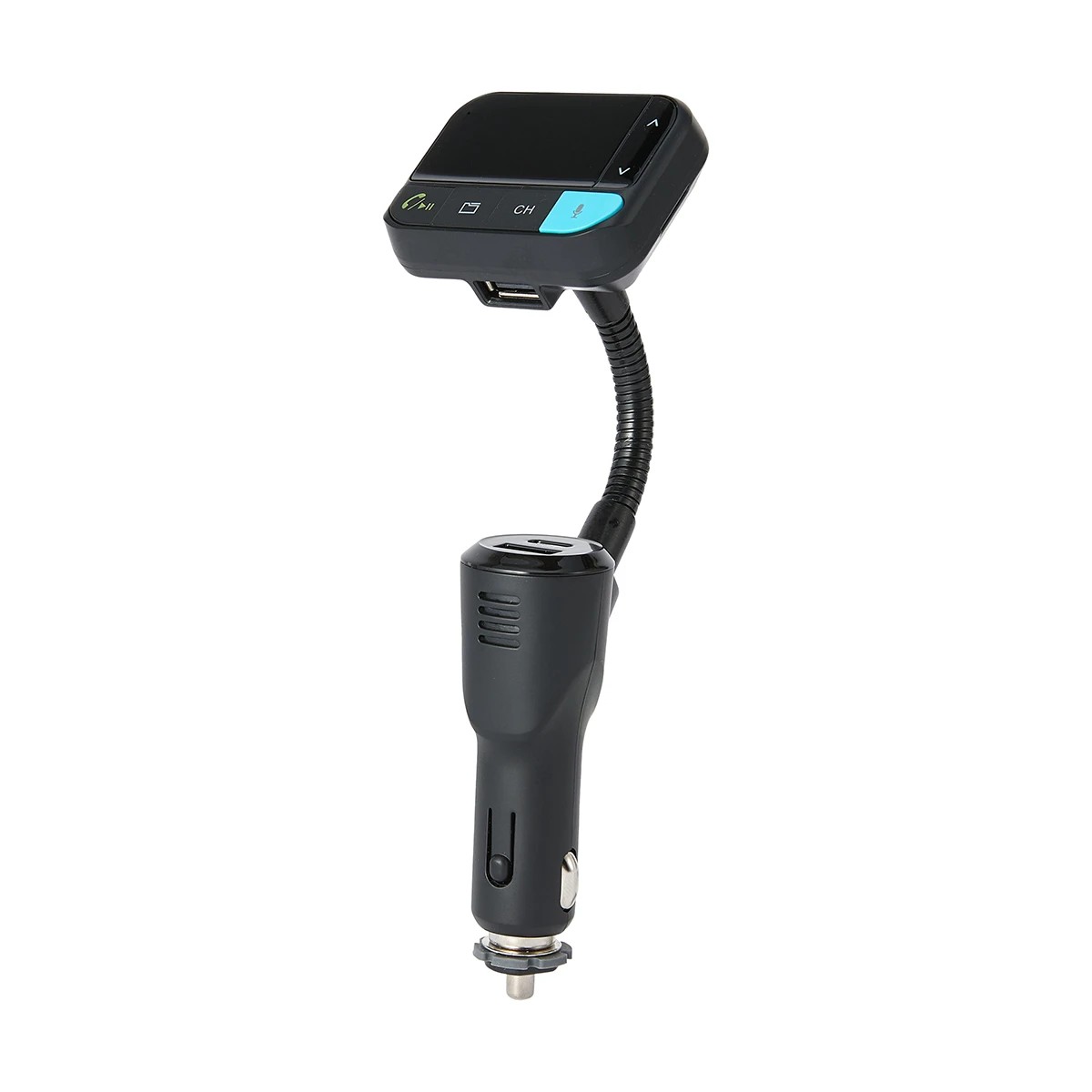 1 Car Bluetooth FM Transmitter with USB - Anko - Black, 1 of 7