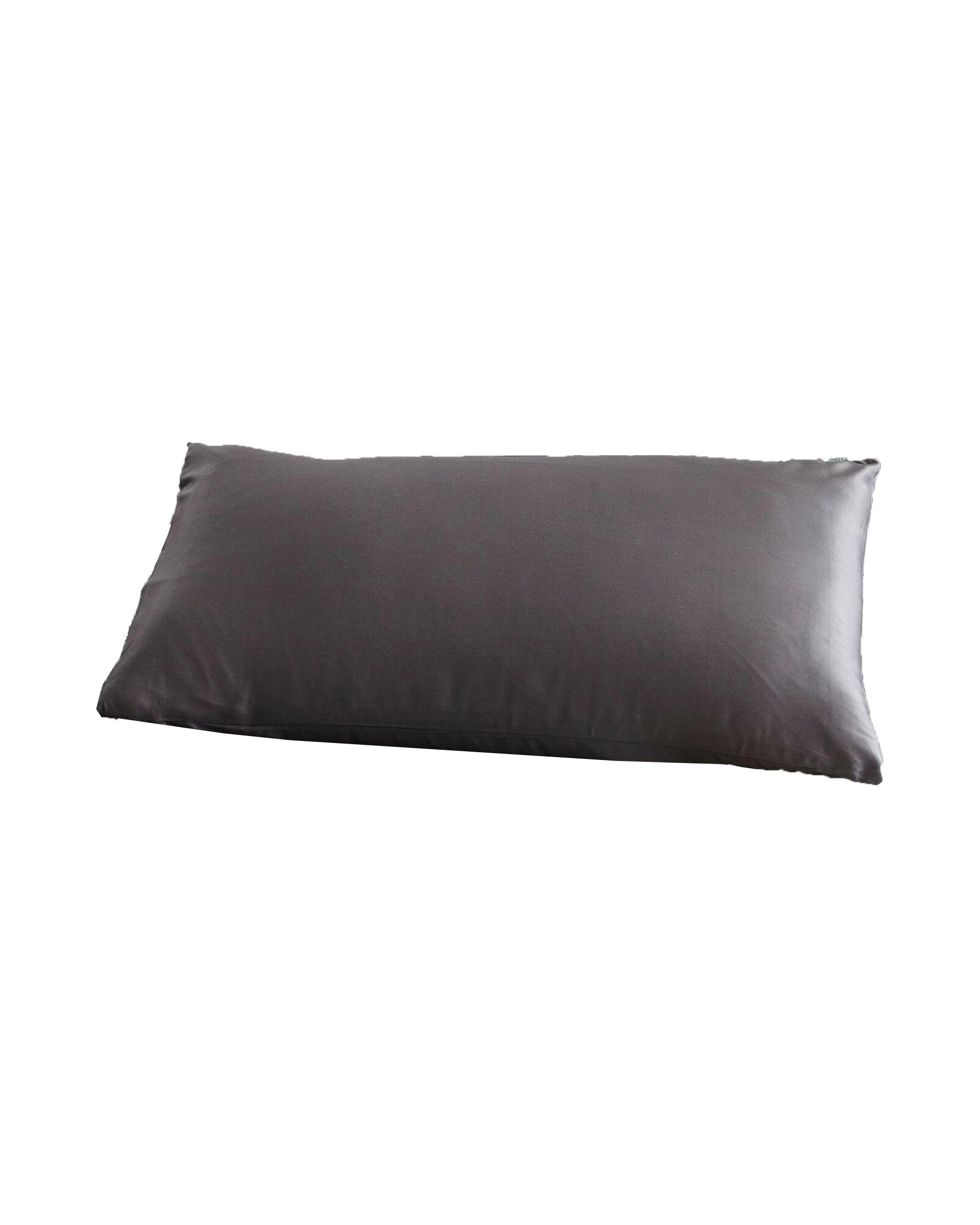 1 Cotton More 2pc Sateen Cotton 650TC Pillowcase Set 48x73cm Steel - Grey, 1 of 5