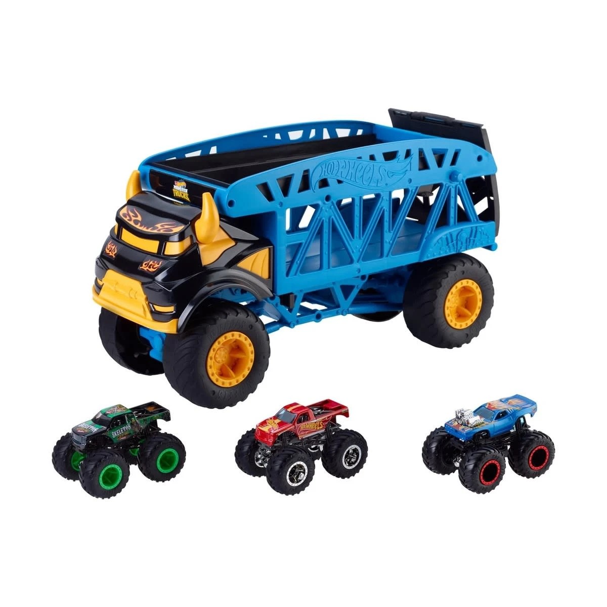 2 Hot Wheels Monster Truck and Mover Toy Set, 2 of 6