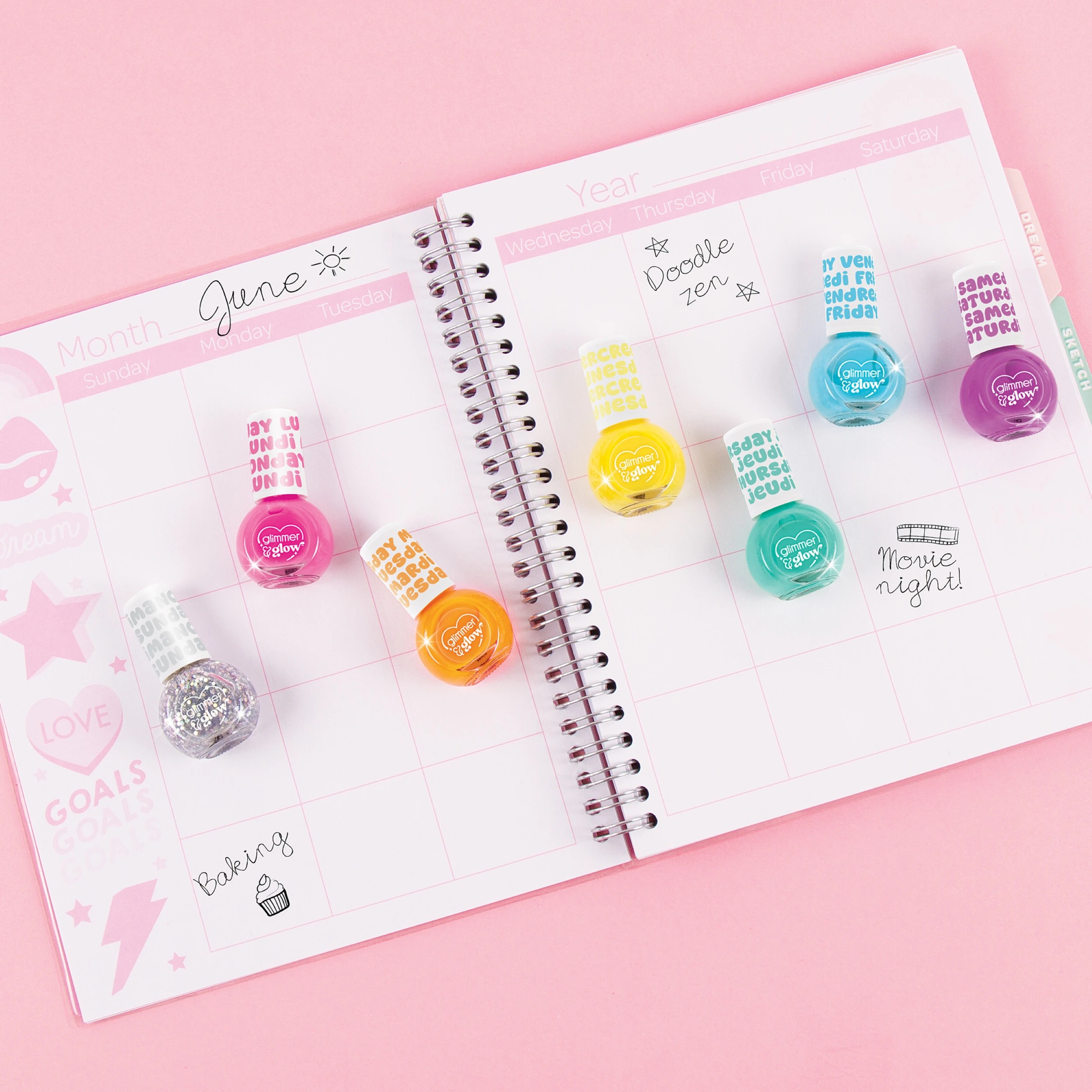 5 Make It Real Rainbow Days of the Week Nail Polish - Multi, 5 of 6