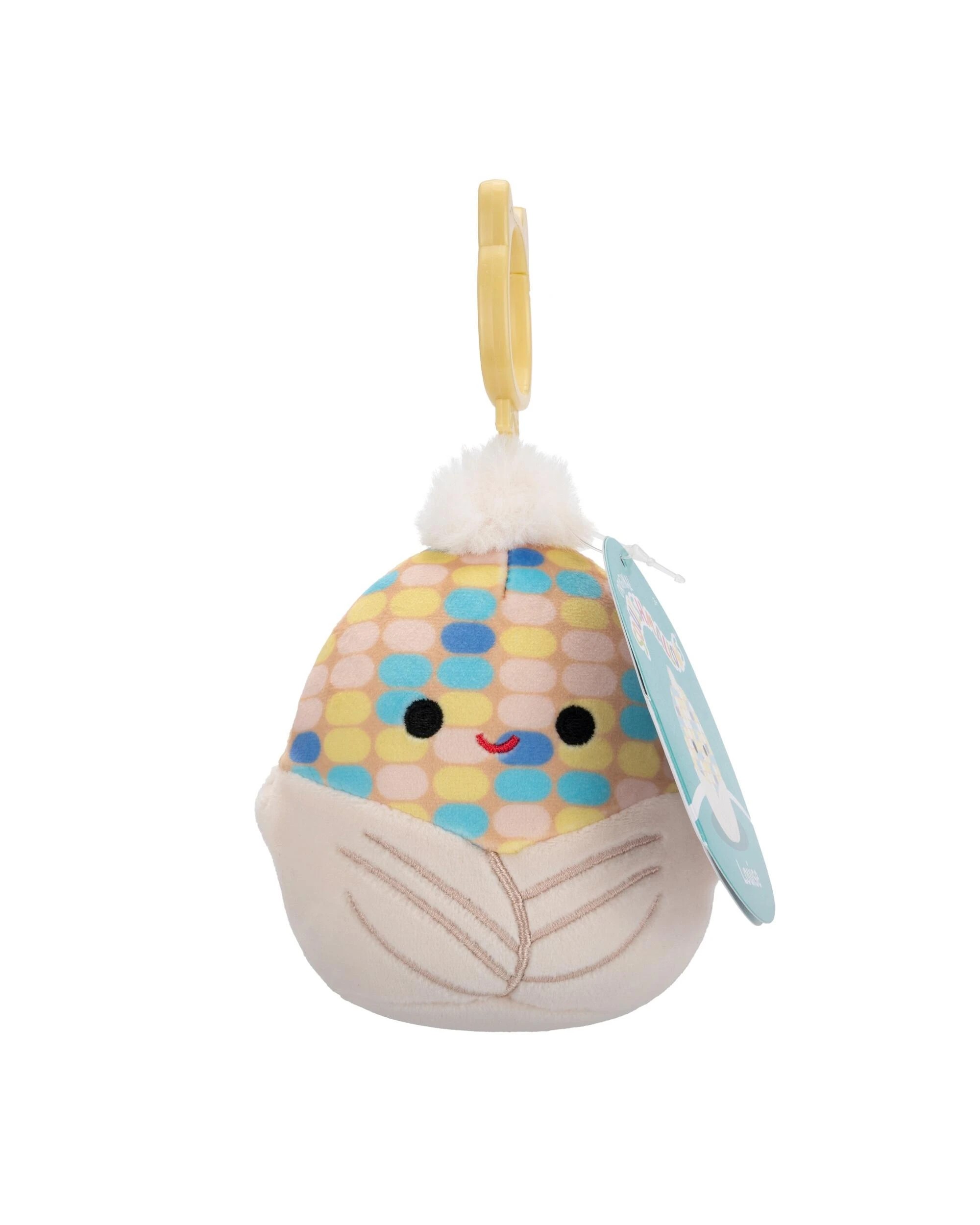 1 Squishmallows Louise the Corn 3.5 inch Clip-On Plush - Multi, 1 of 3