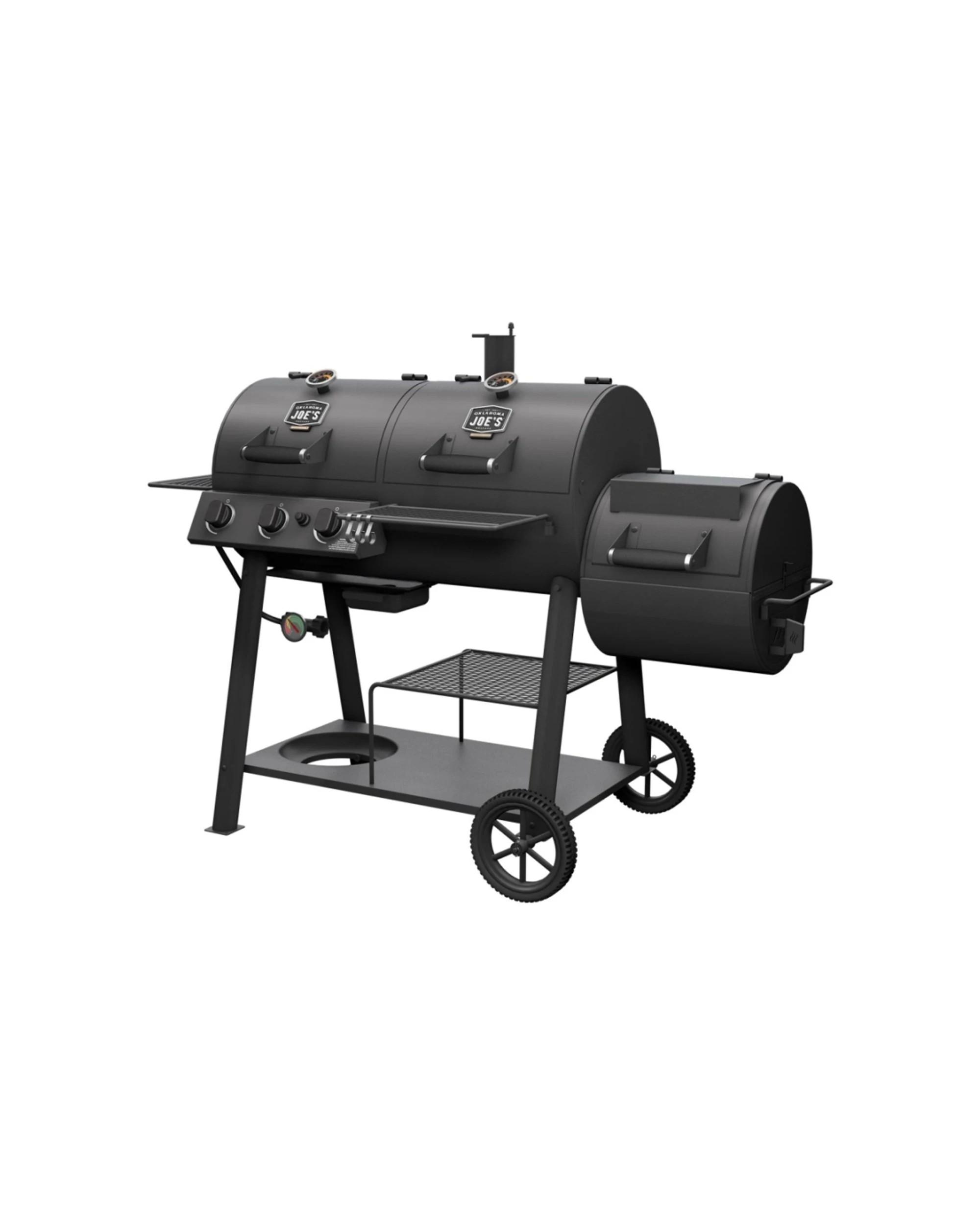 2 Oklahoma Joes Canyon Combo Charcoal 3 Burner Gas Smoker And Grill - Black, 2 of 7
