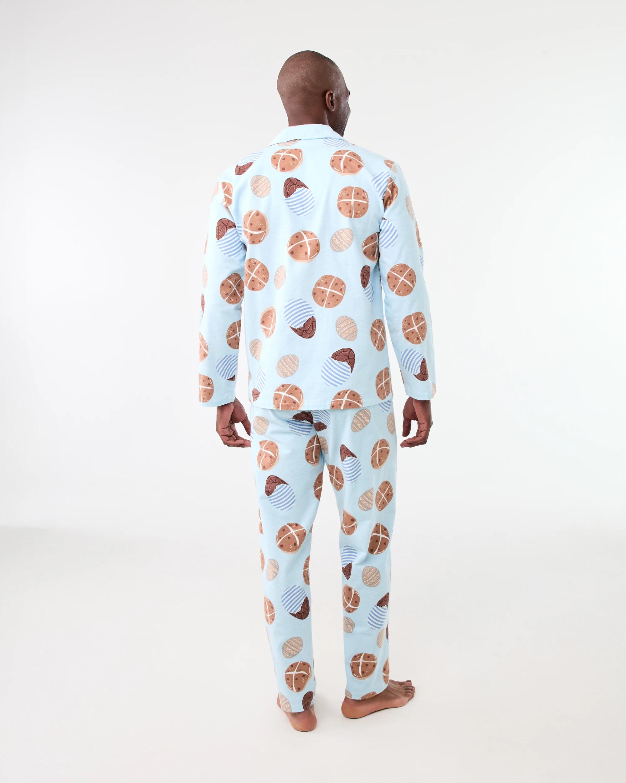 3 Print Flannel Family Matching Pyjama Set Blu Sweets, 3 of 10