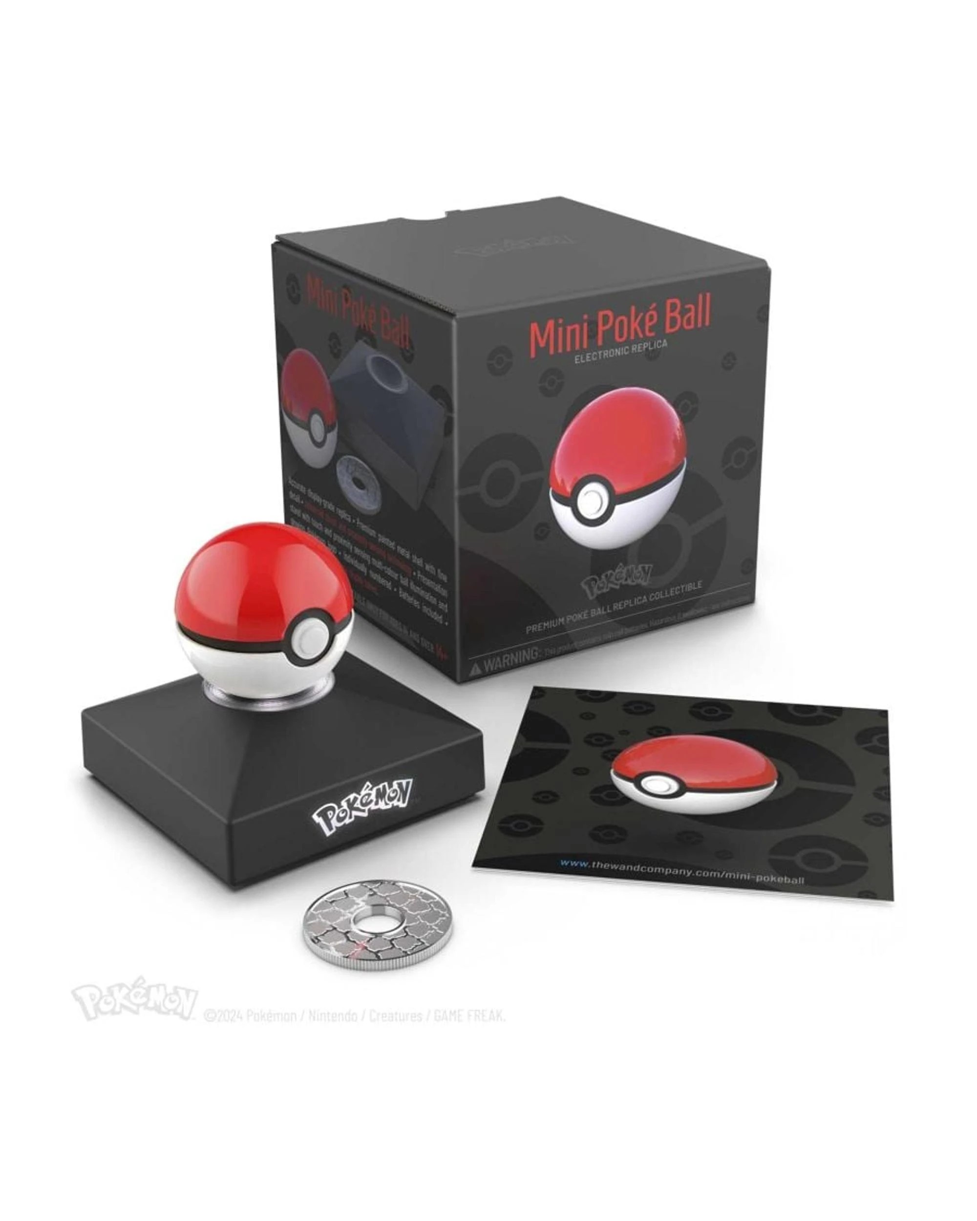 6 Pokemon Poke Ball Mini Diecast Electronic Replica, 6 of 6