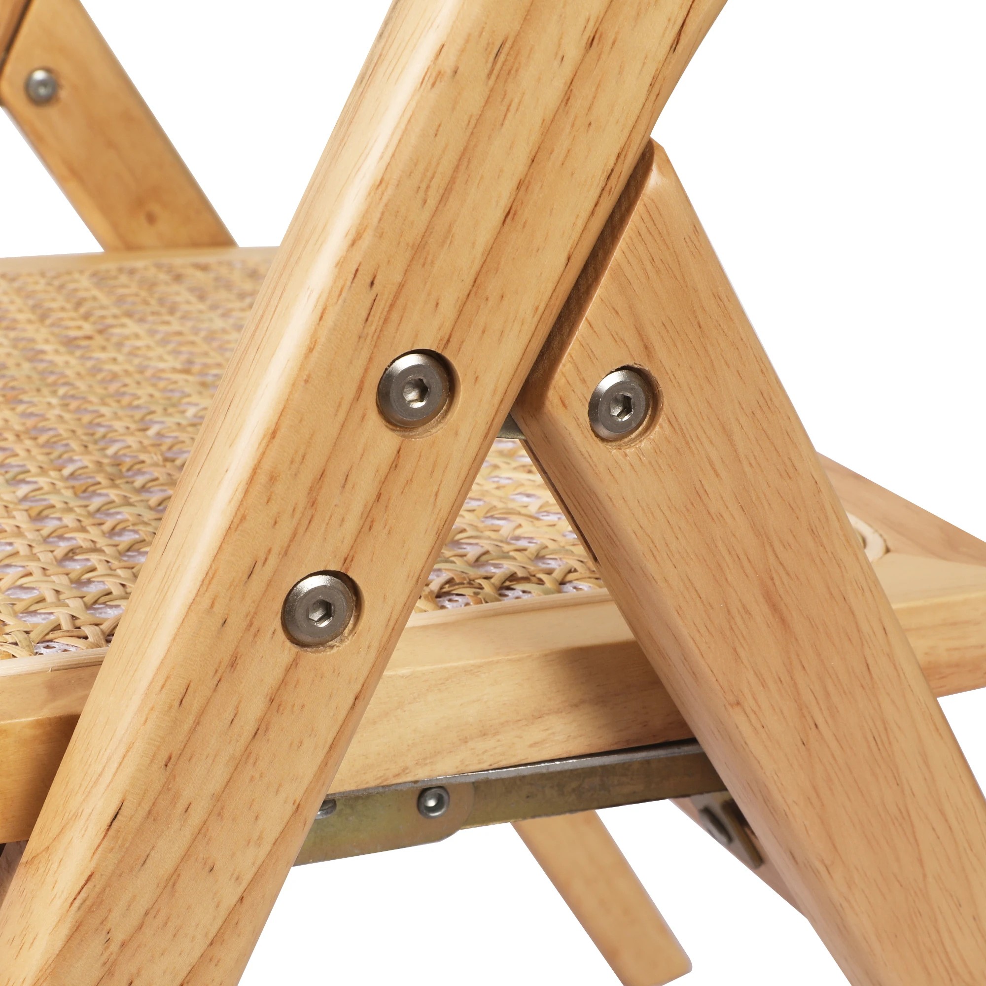 5 Levede 1 Set Of 4 Foldable Accent Rattan Dining Chairs - Natural, 5 of 7