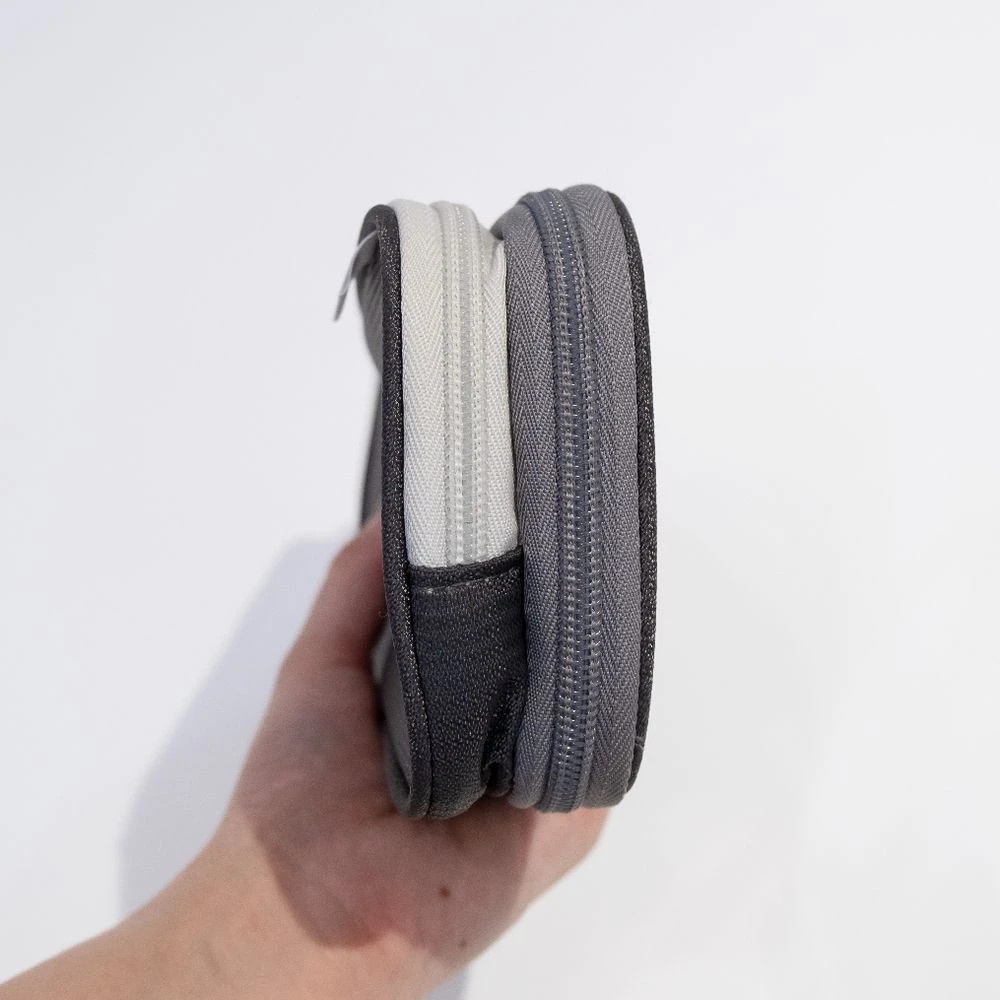 5 Smart Fit Twin Zip Pencil Case Black, 5 of 8