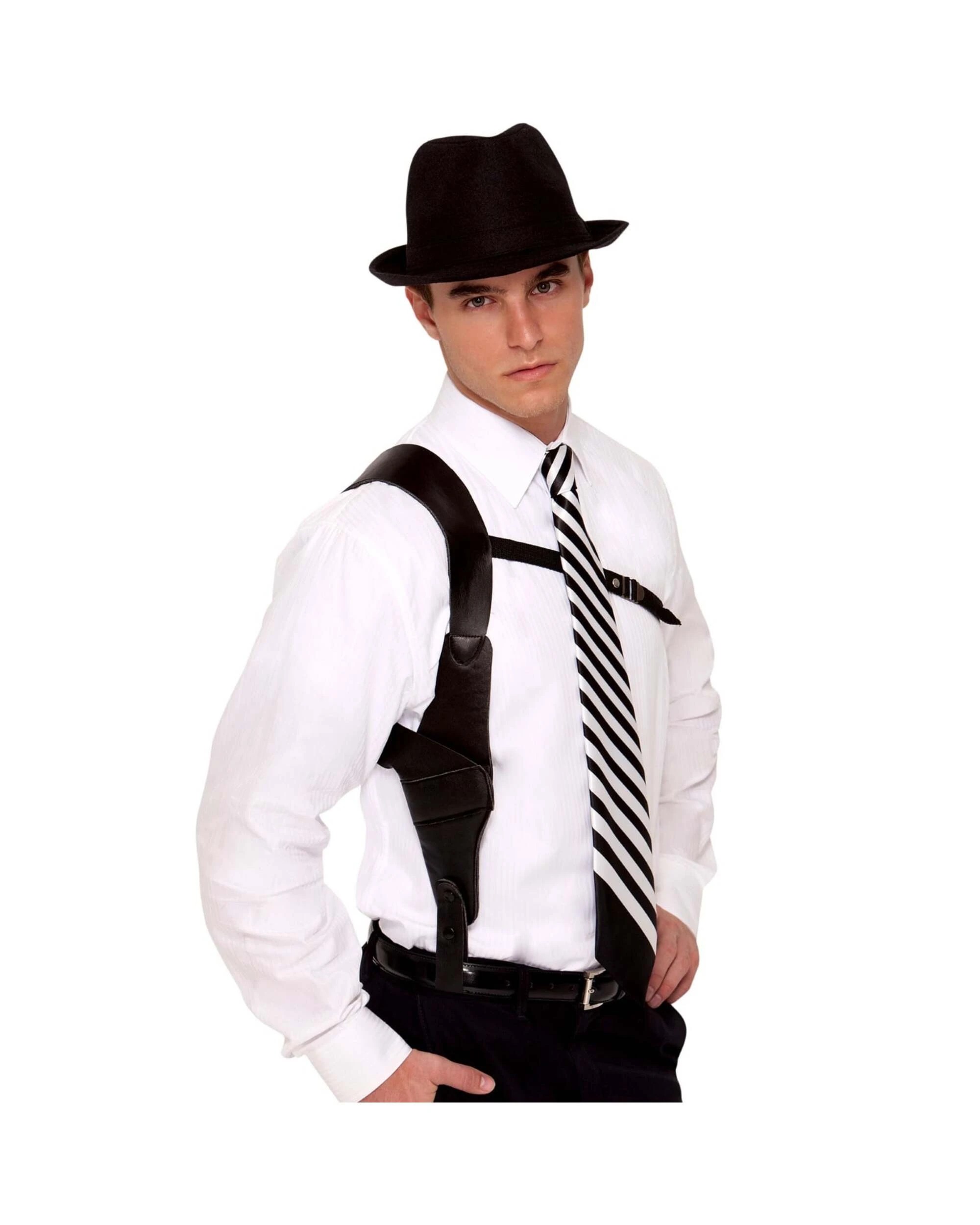 1 Amscan Inc. Gangster Gun Holster - One Size - Black, 1 of 1
